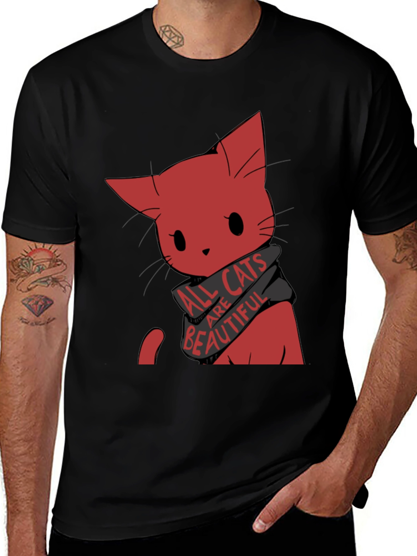 Variant 21 of All Cats Are Beautiful Graphic T-Shirt