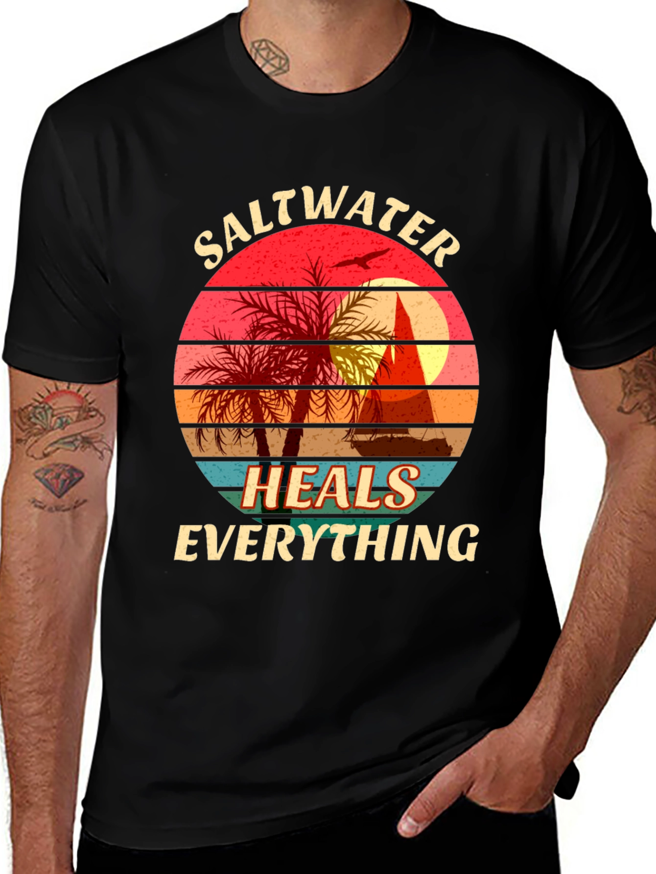 Saltwater Heals Everything Graphic Tee