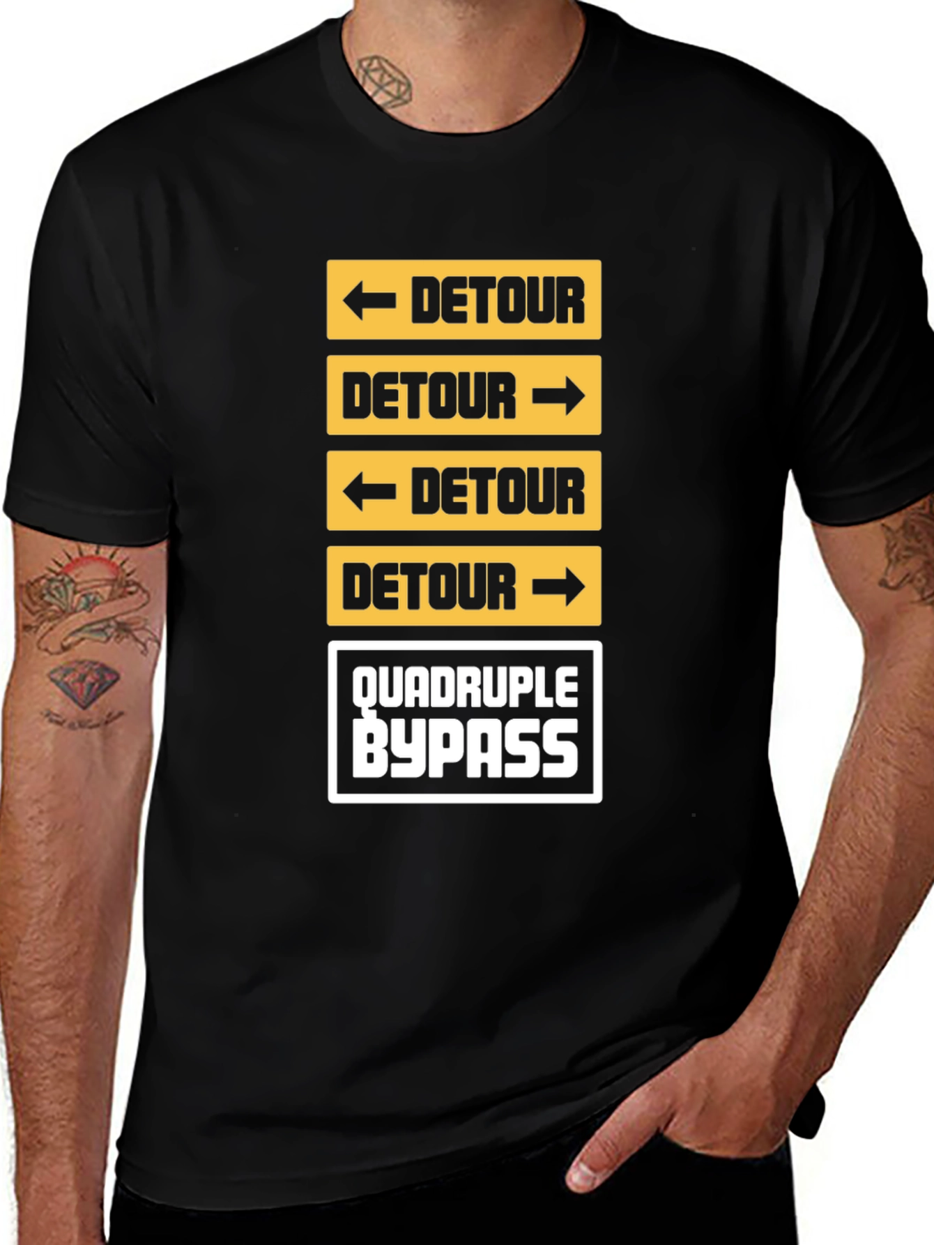 Detour Quadruple Bypass Graphic T-Shirt