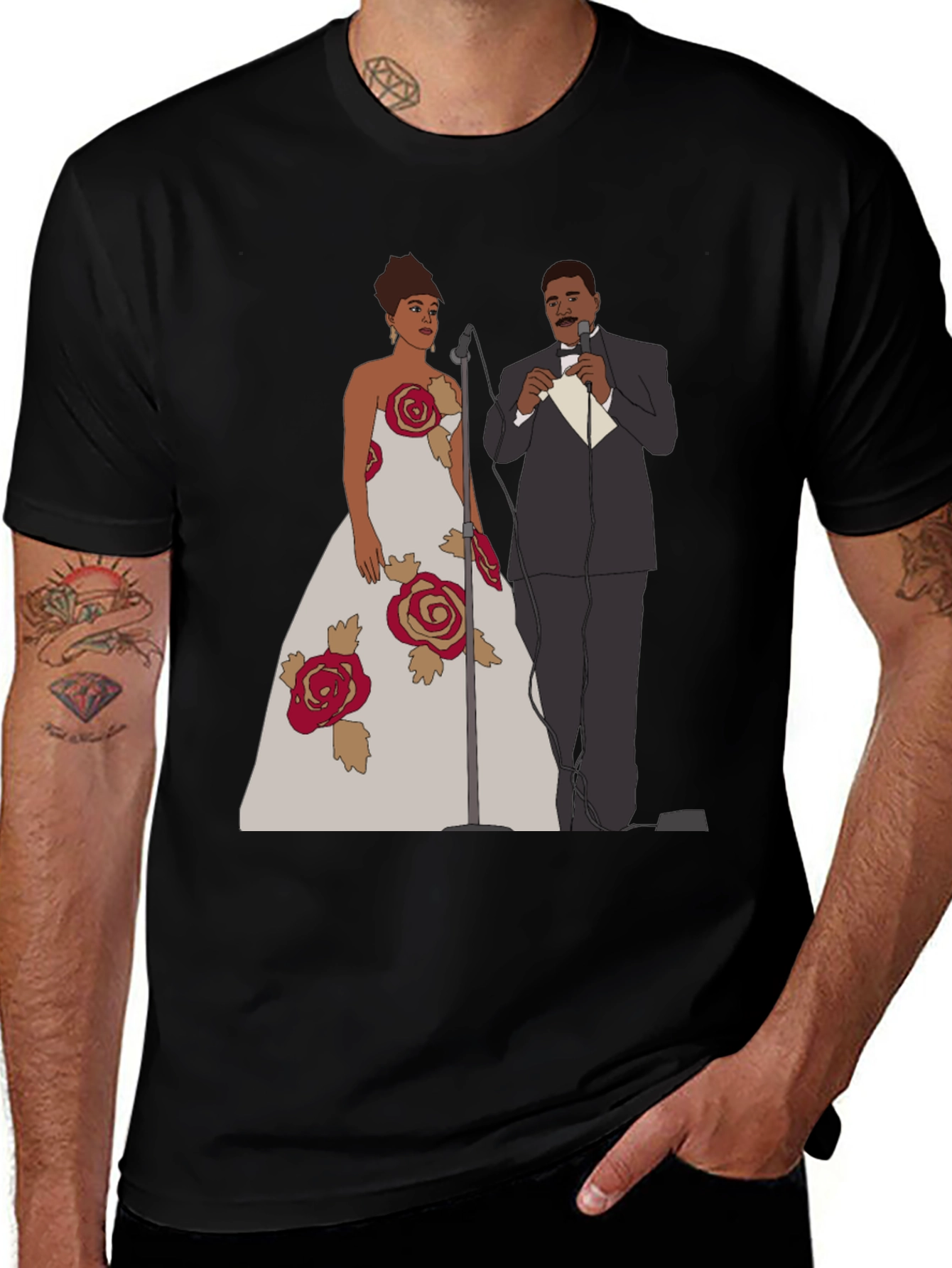 Variant 30 of Rose Gown Cartoon T-Shirt