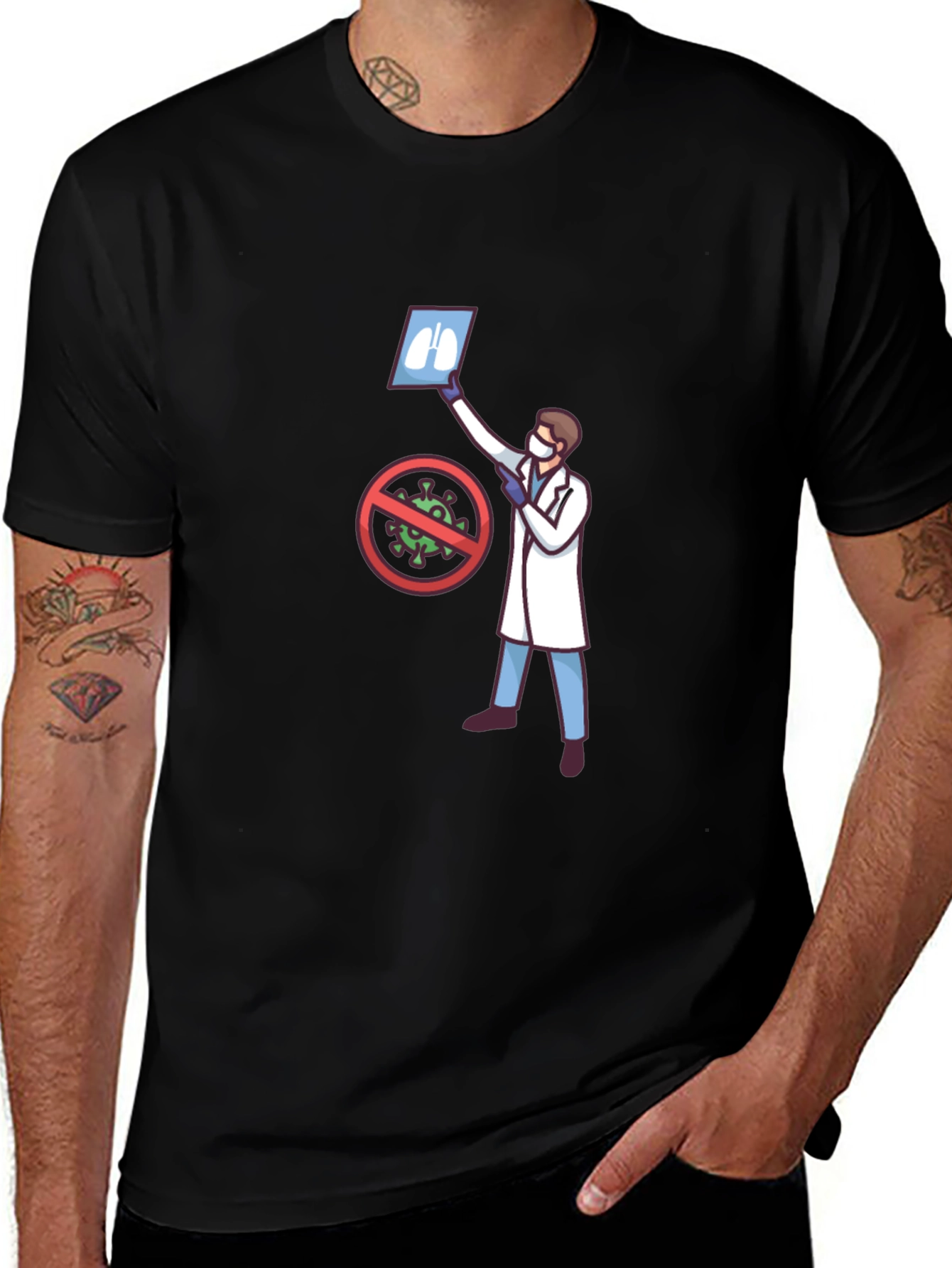 Doctor Graphic T-Shirt - Protect Lungs