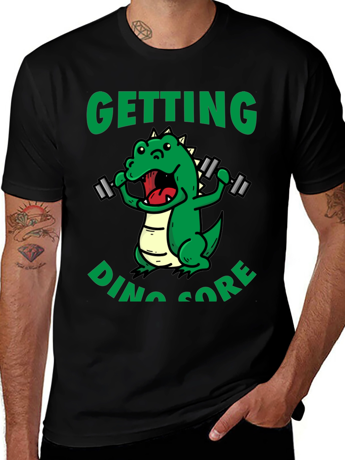 Variant 17 of Getting Dino Sore T-Shirt