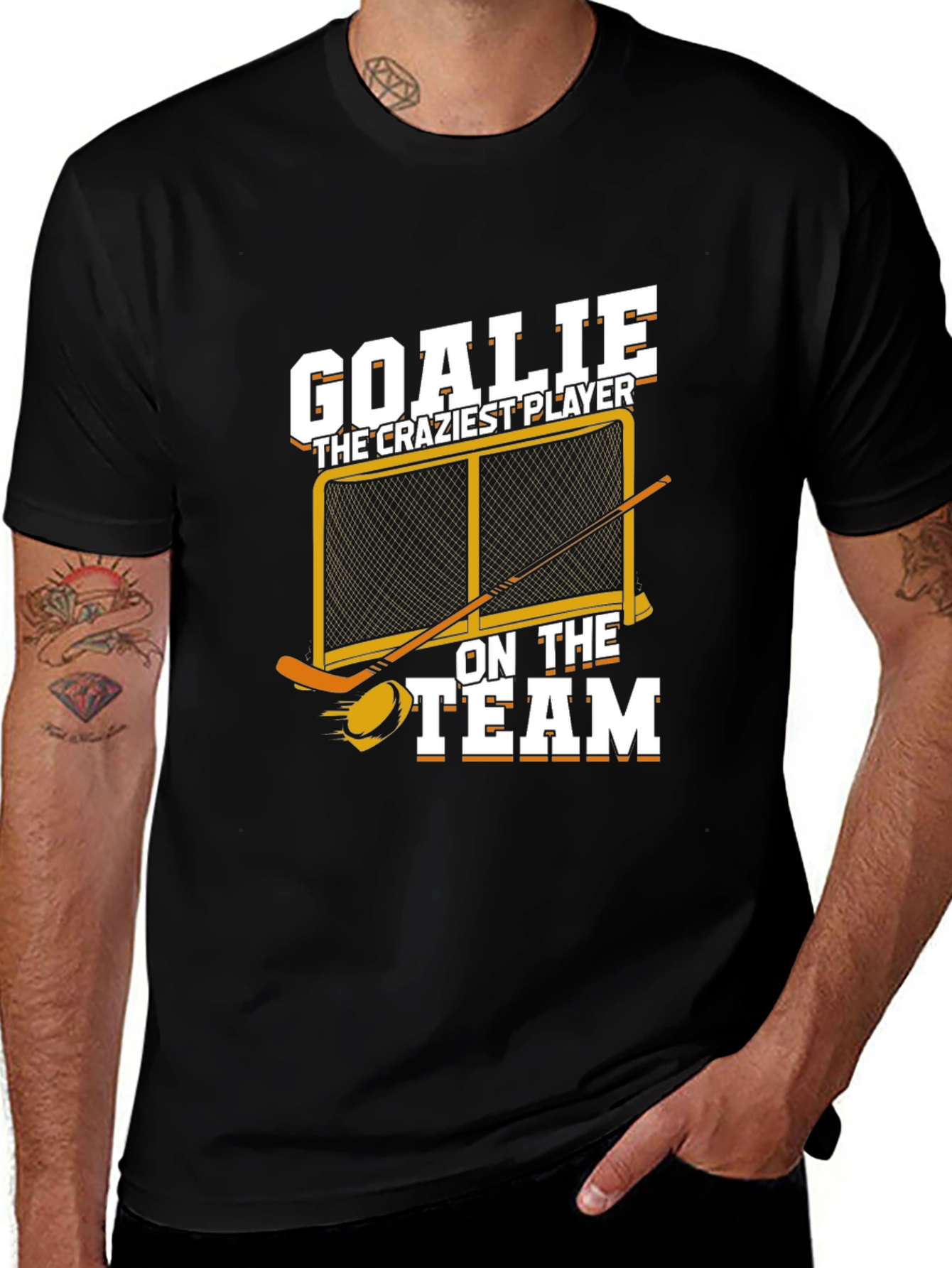 Goalie Craziest Player Hockey T-Shirt