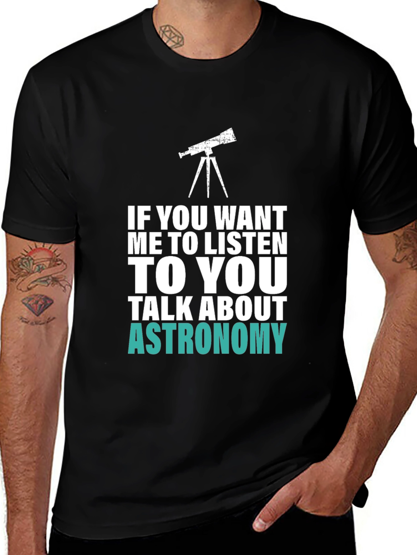 Variant 11 of Astronomy Tee: Listen Up! Funny Space Lover Shirt