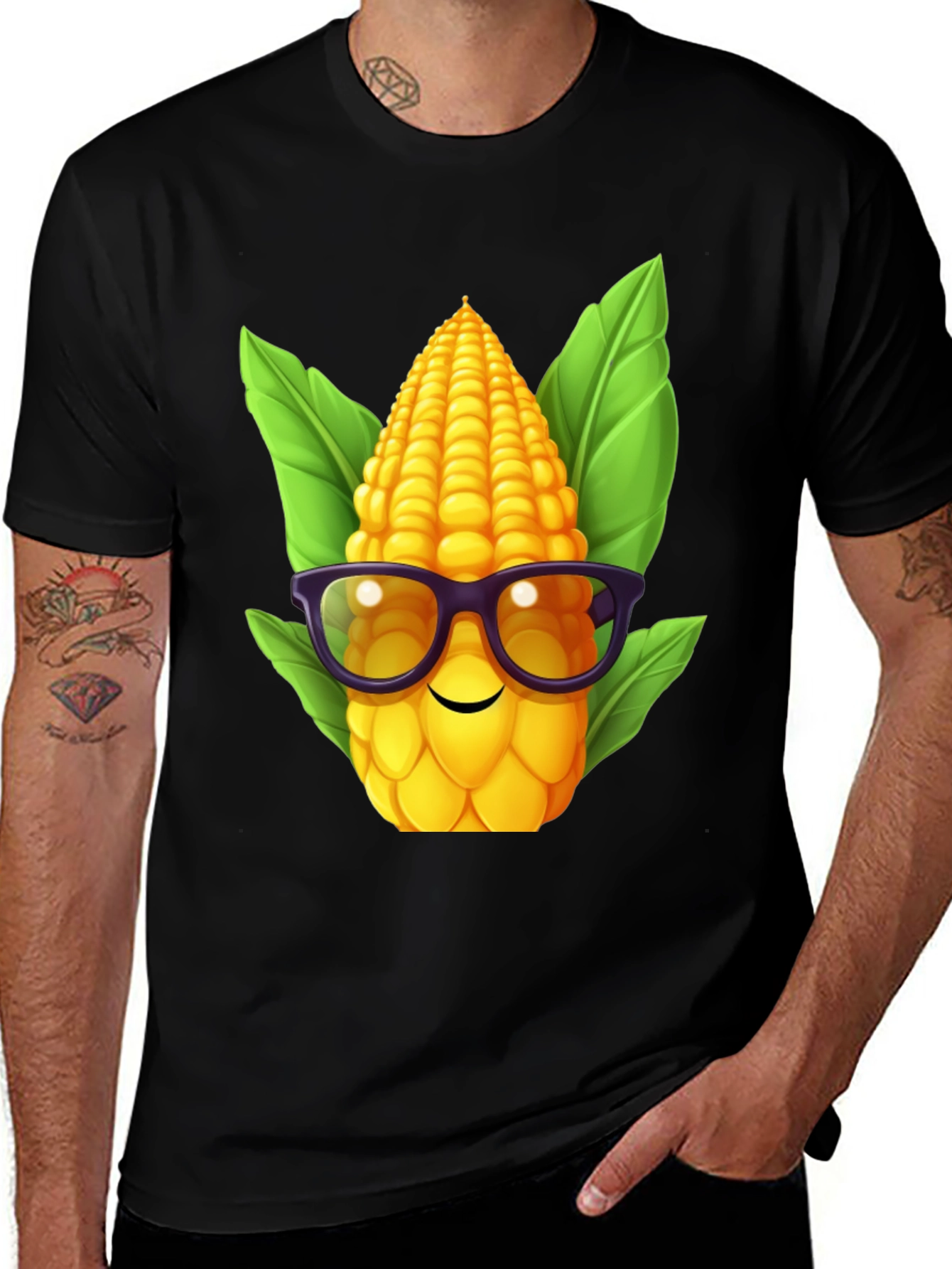 Variant 9 of Corn T-Shirt with Glasses