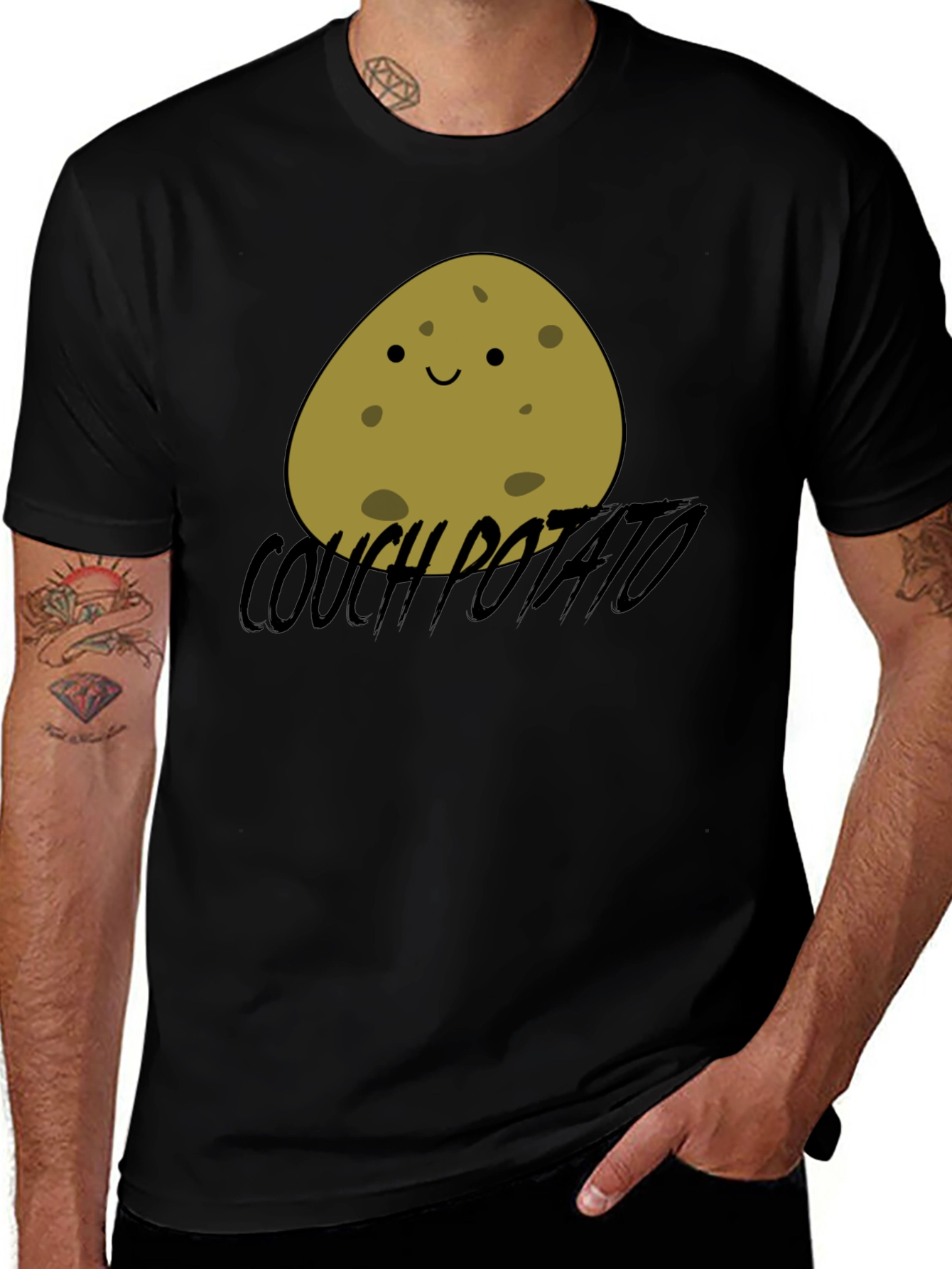 Variant 25 of Couch Potato Graphic T-Shirt - Funny Relaxed Style