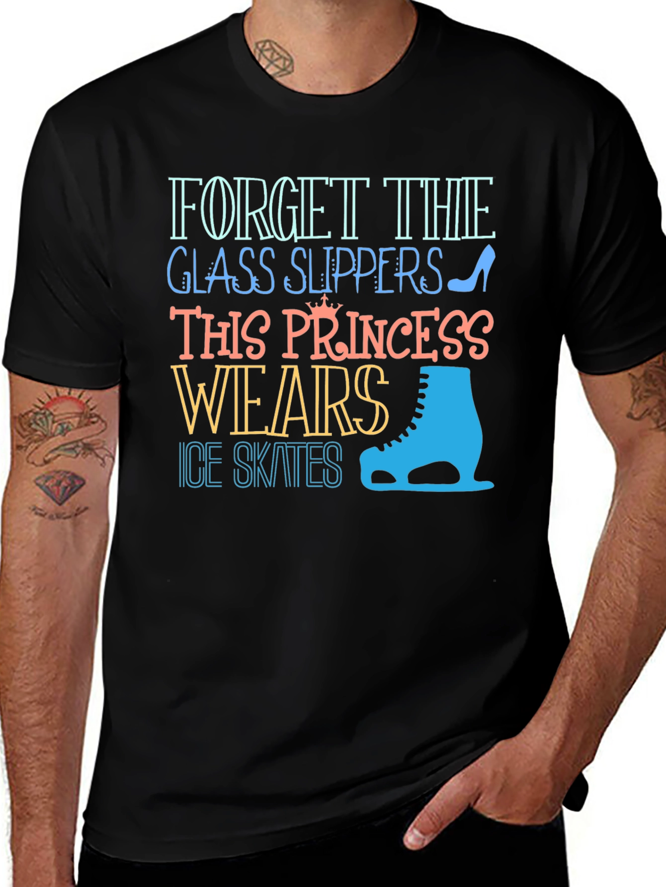 Variant 5 of Ice Princess T-Shirt: Forget Glass Slippers
