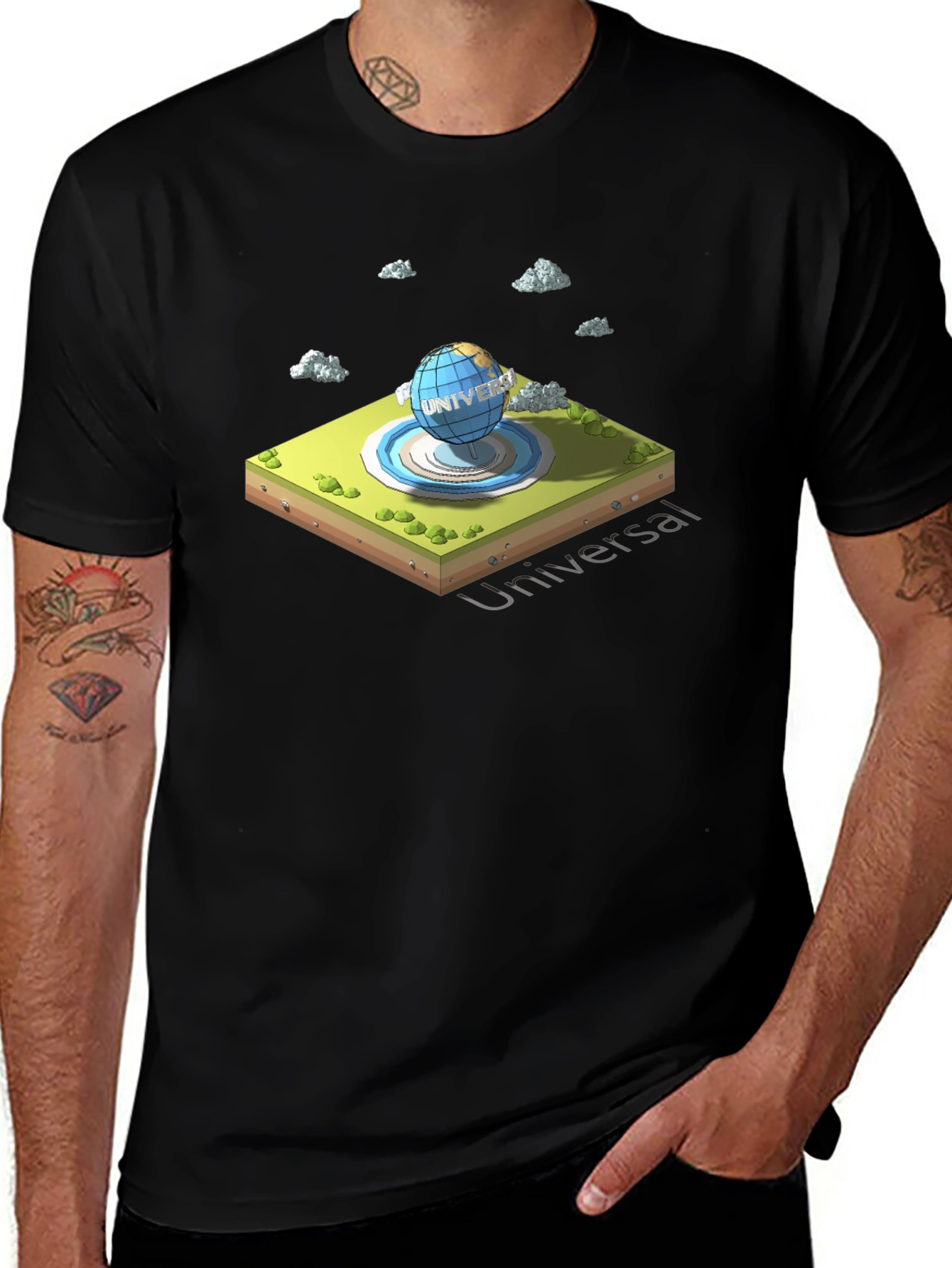 Variant 30 of Isometric Universal T-Shirt
