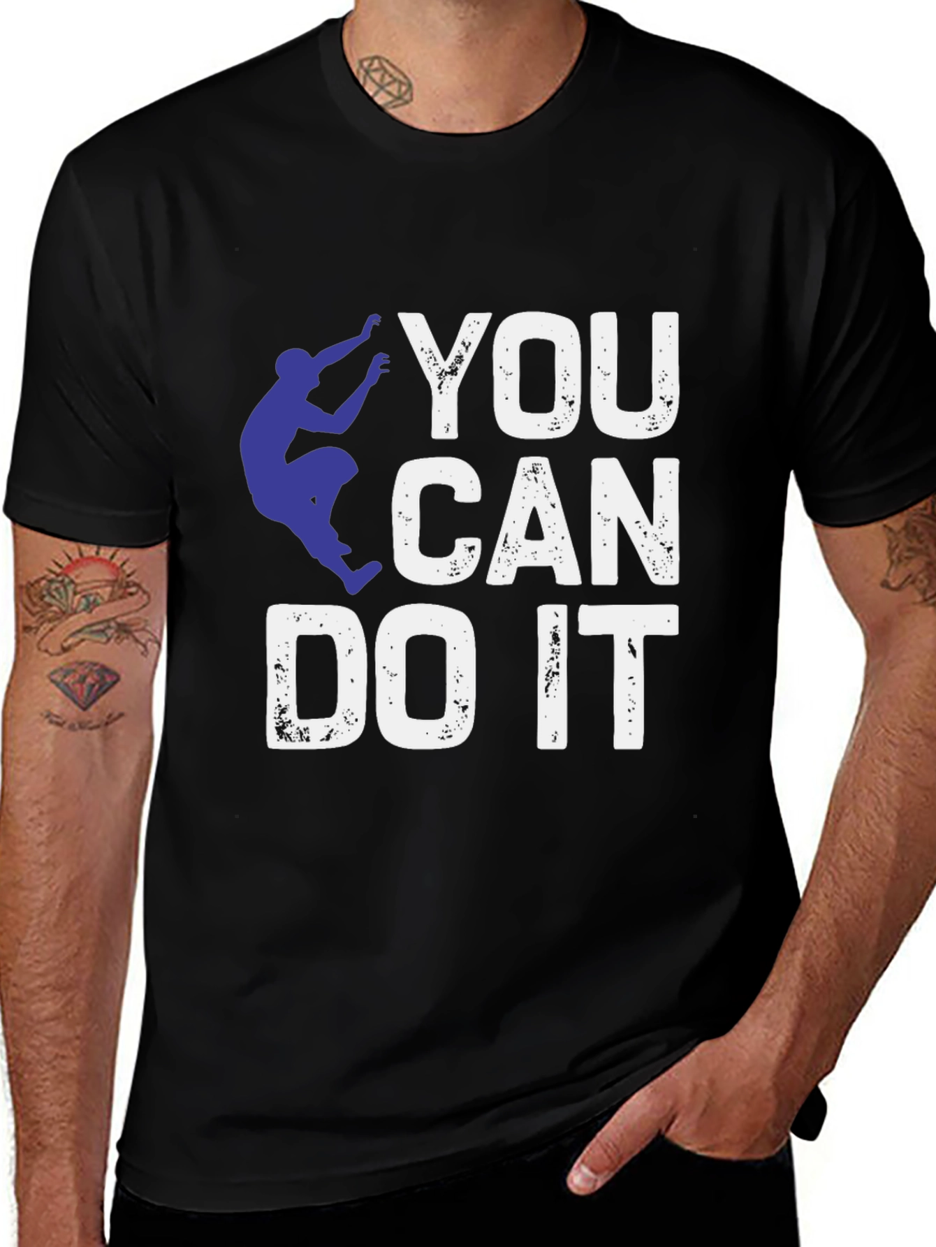 Variant 18 of You Can Do It Motivational Graphic Tee