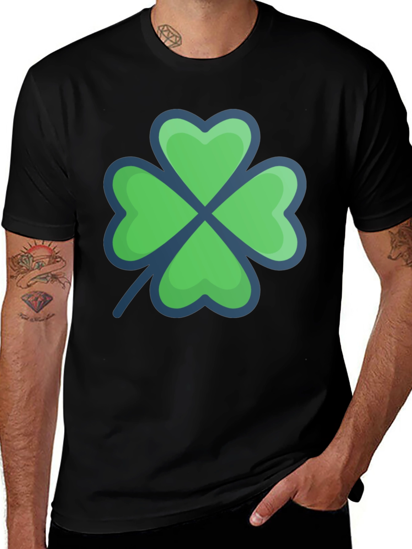 Variant 10 of Lucky Shamrock T-Shirt - Irish Pride
