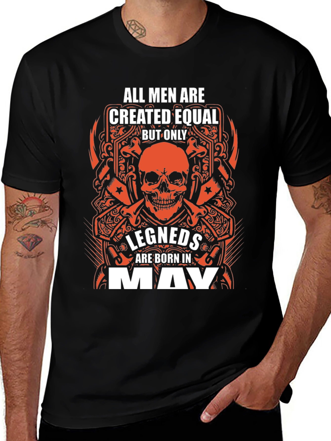 Variant 17 of Legends Born in May Graphic Tee