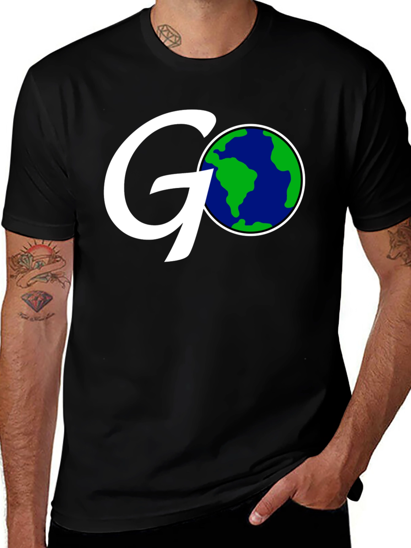 Variant 4 of Go Green Planet Earth T-Shirt