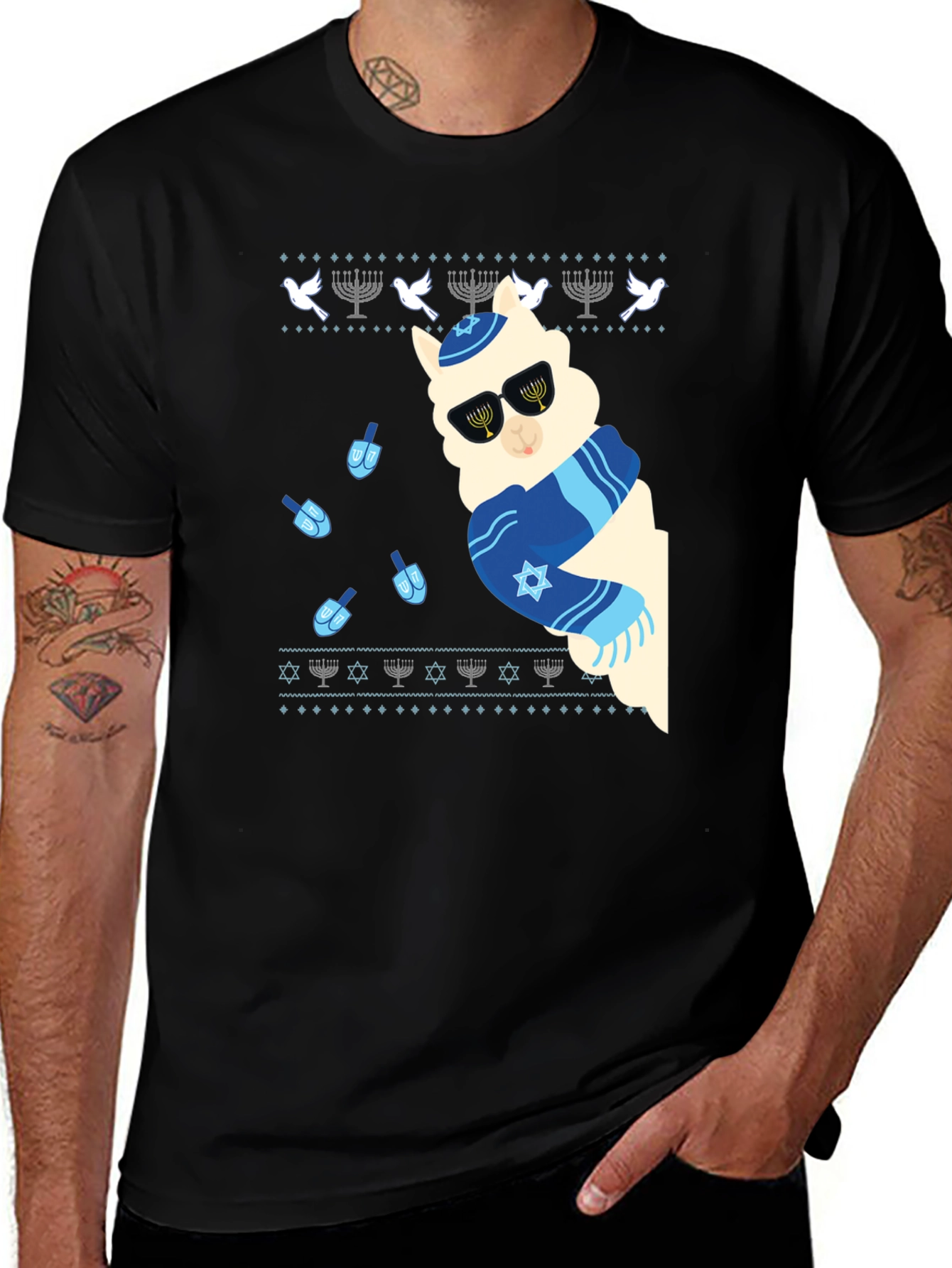 Hanukkah Llama T-Shirt