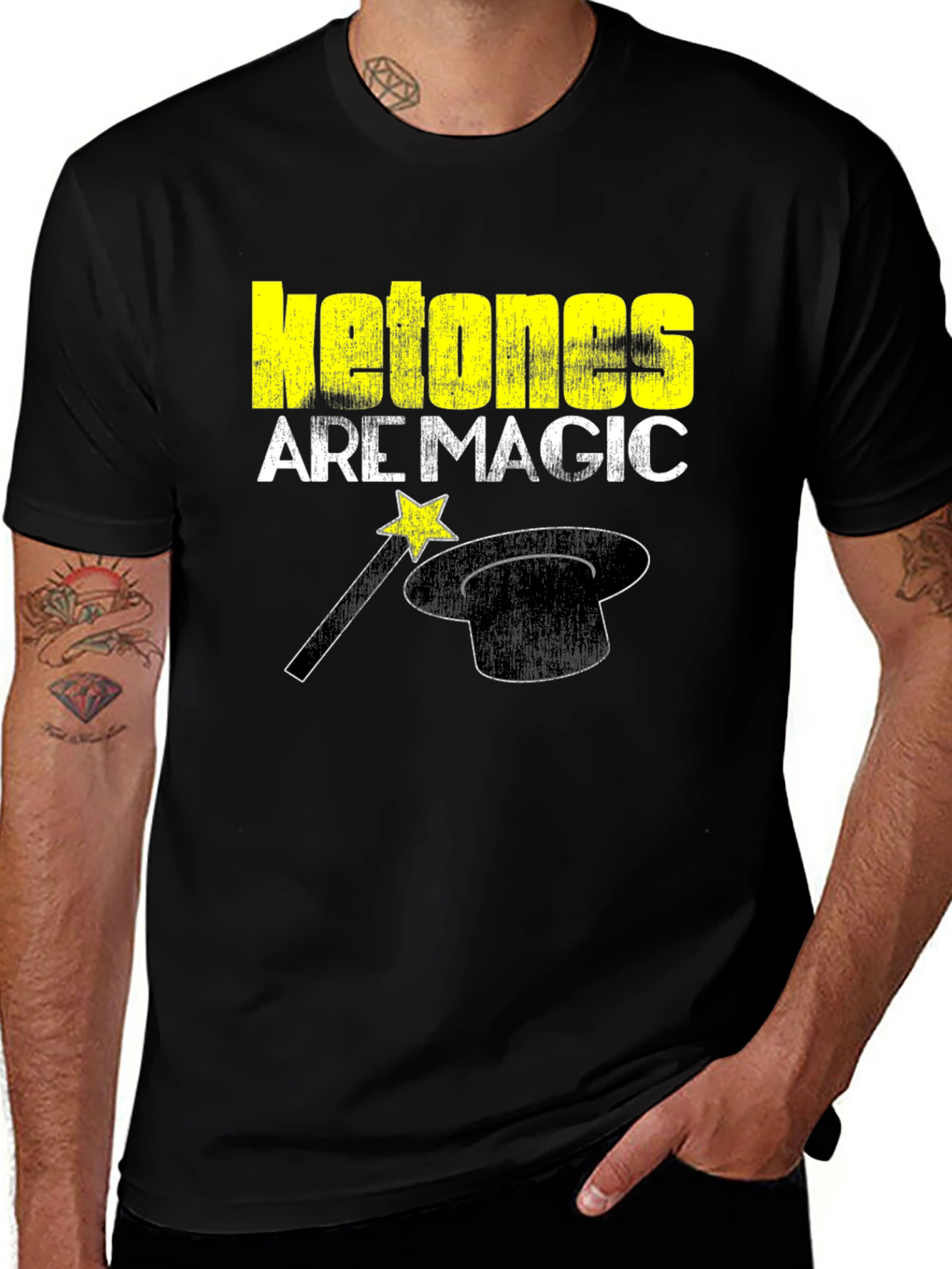 Variant 24 of Ketones Are Magic T-Shirt - Funny Keto Diet Tee