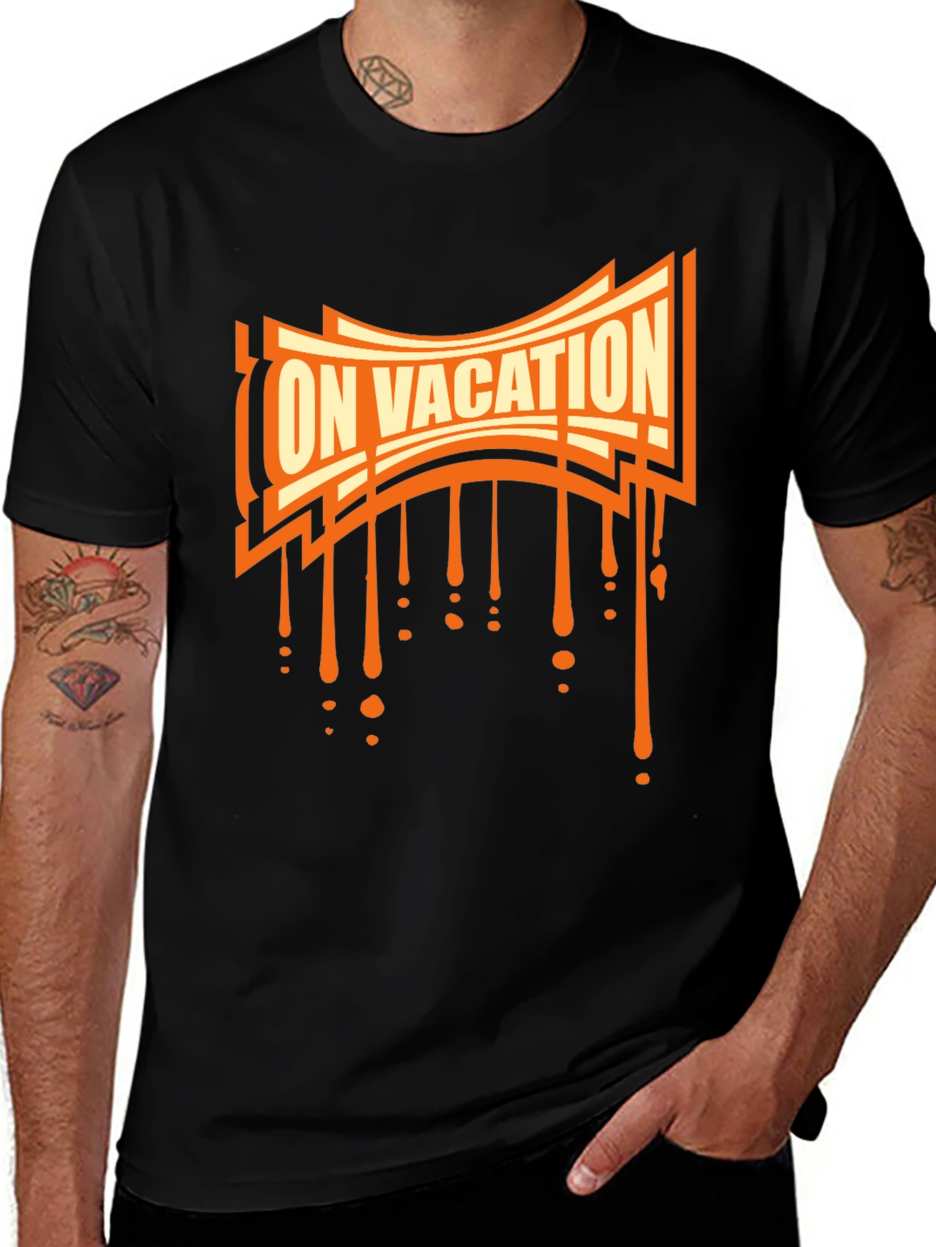 On Vacation Graphic T-Shirt