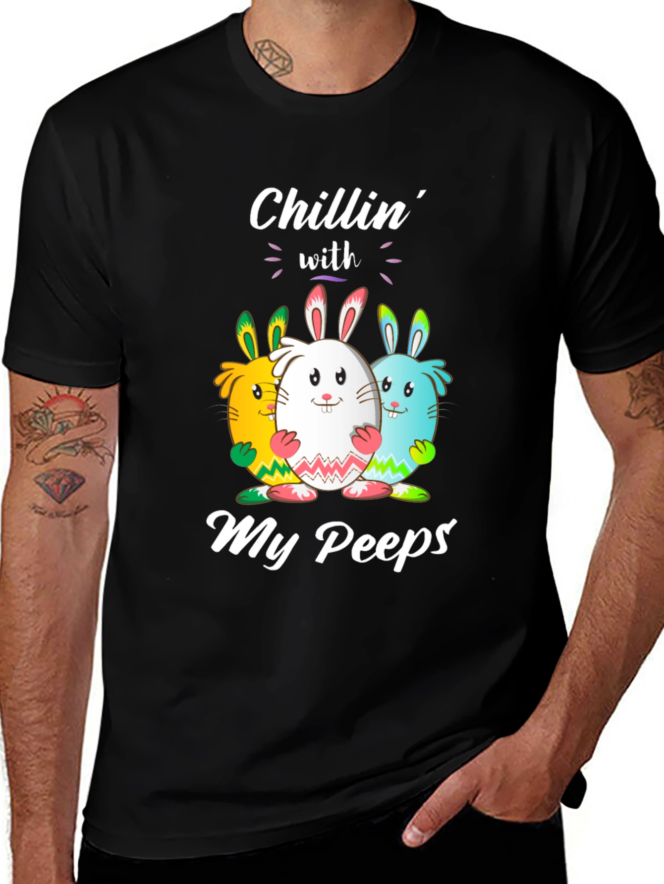 Chillin' With My Peeps Easter T-Shirt