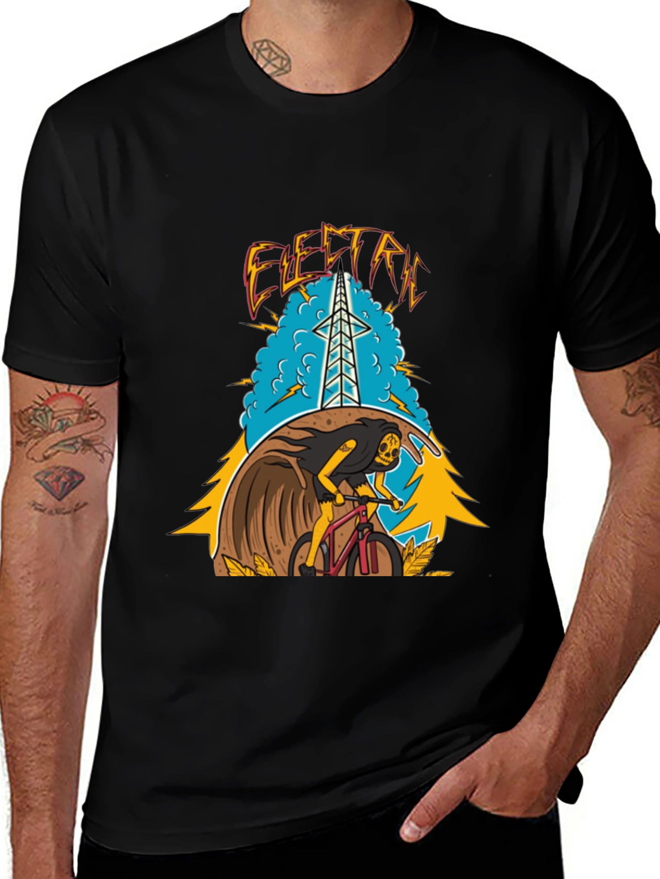 Variant 22 of Electric Bike Ride Graphic Tee