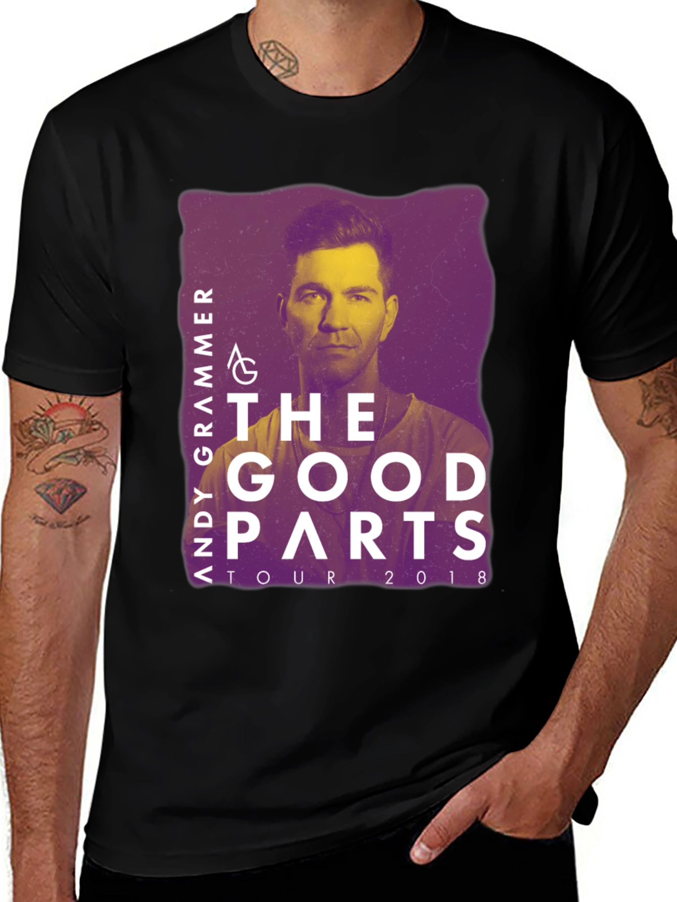 Andy Grammer The Good Parts Tour 2018 T-Shirt