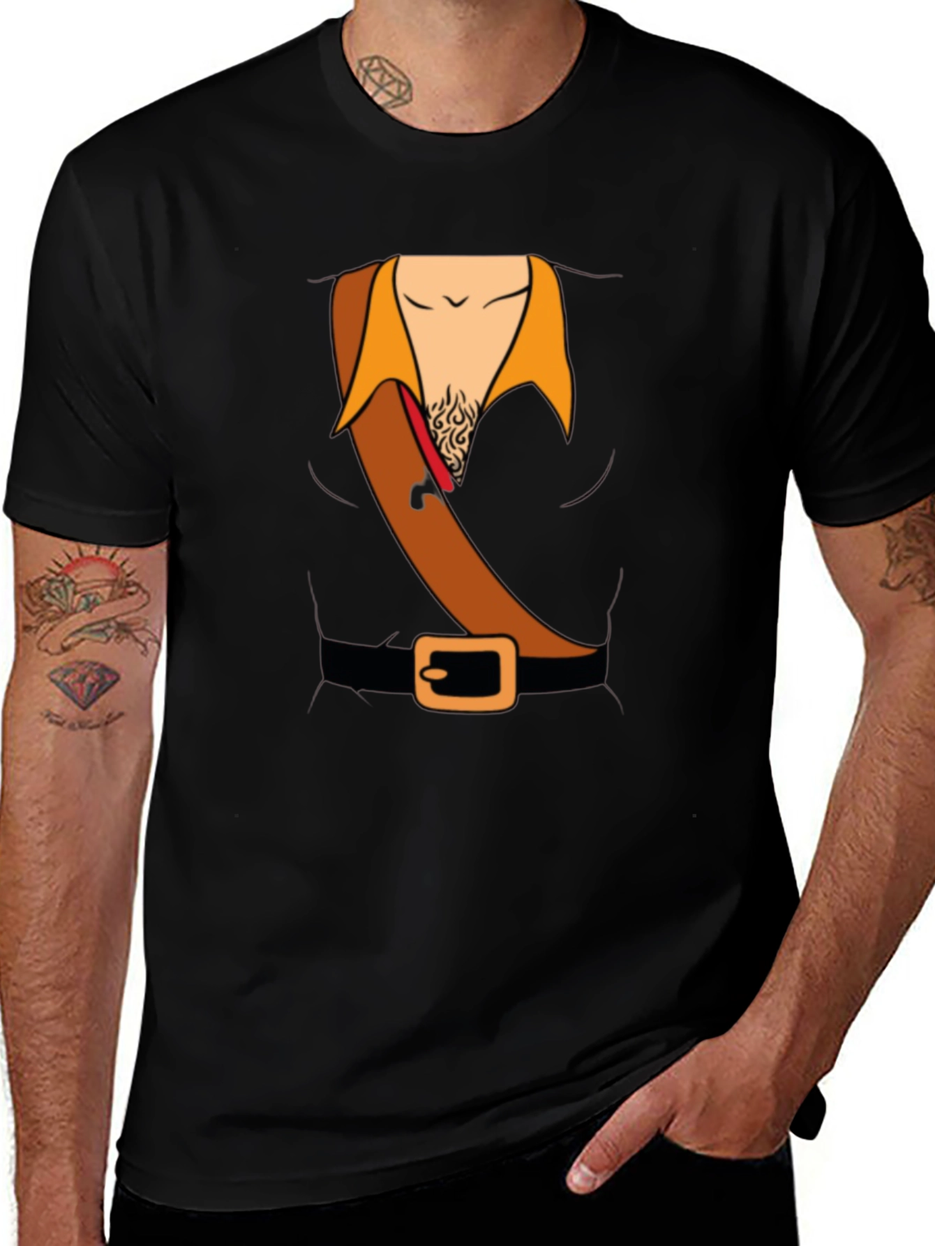 Variant 8 of Pirate Costume T-Shirt - Funny Halloween Tee