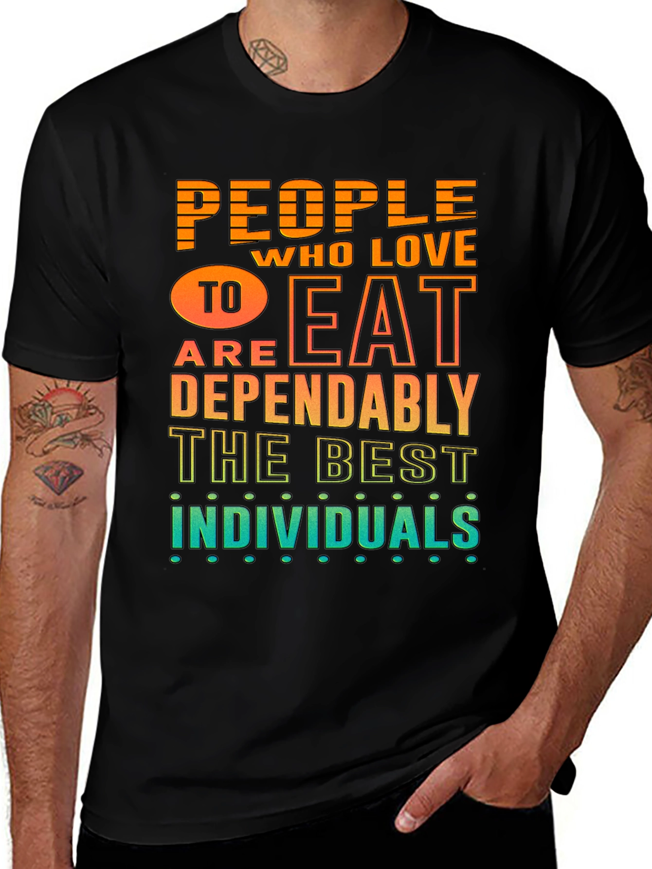 Variant 15 of People Who Love to Eat Graphic T-Shirt