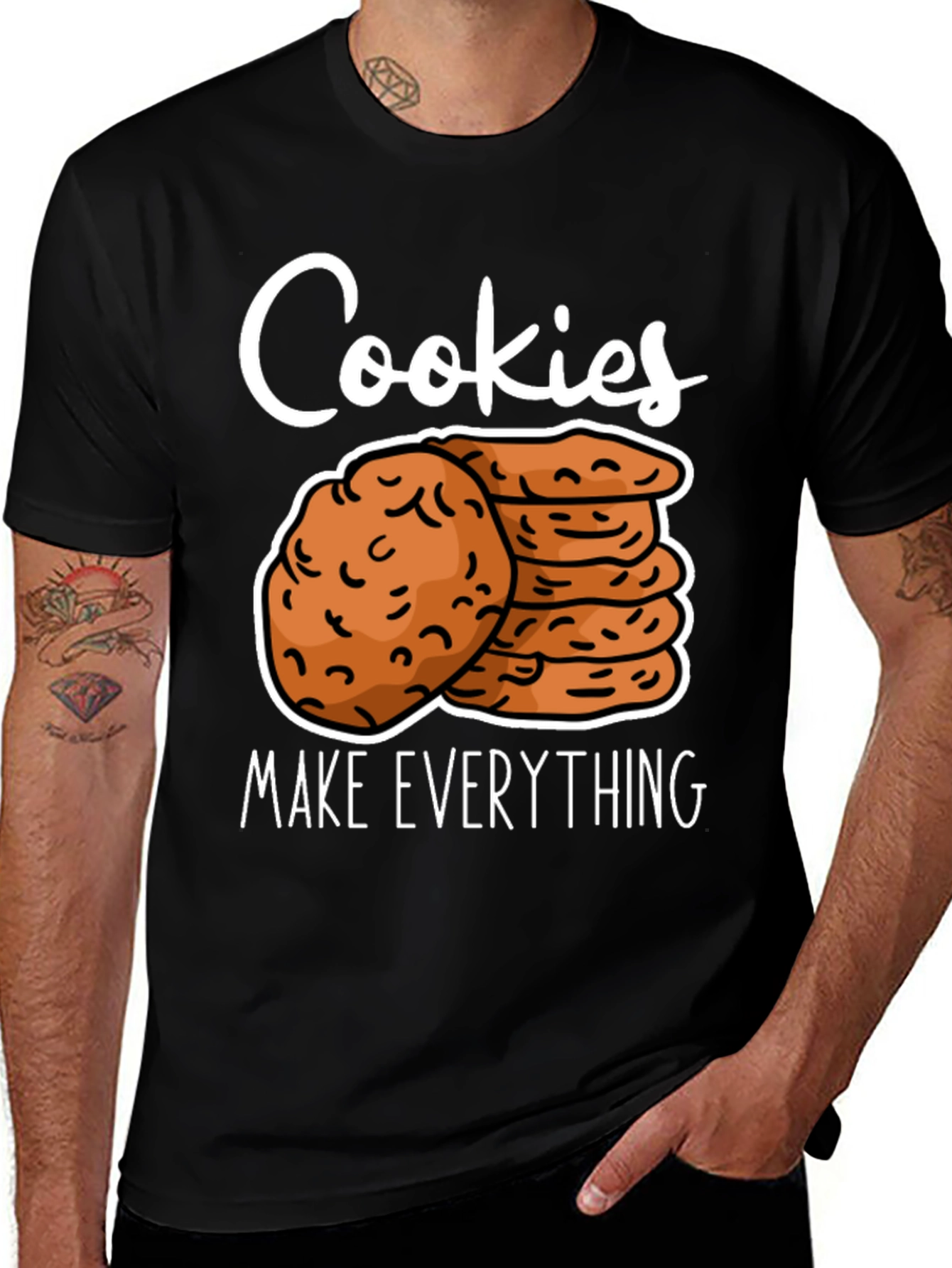 Variant 15 of Cookies Make Everything T-Shirt, Funny Cookie Lover Tee