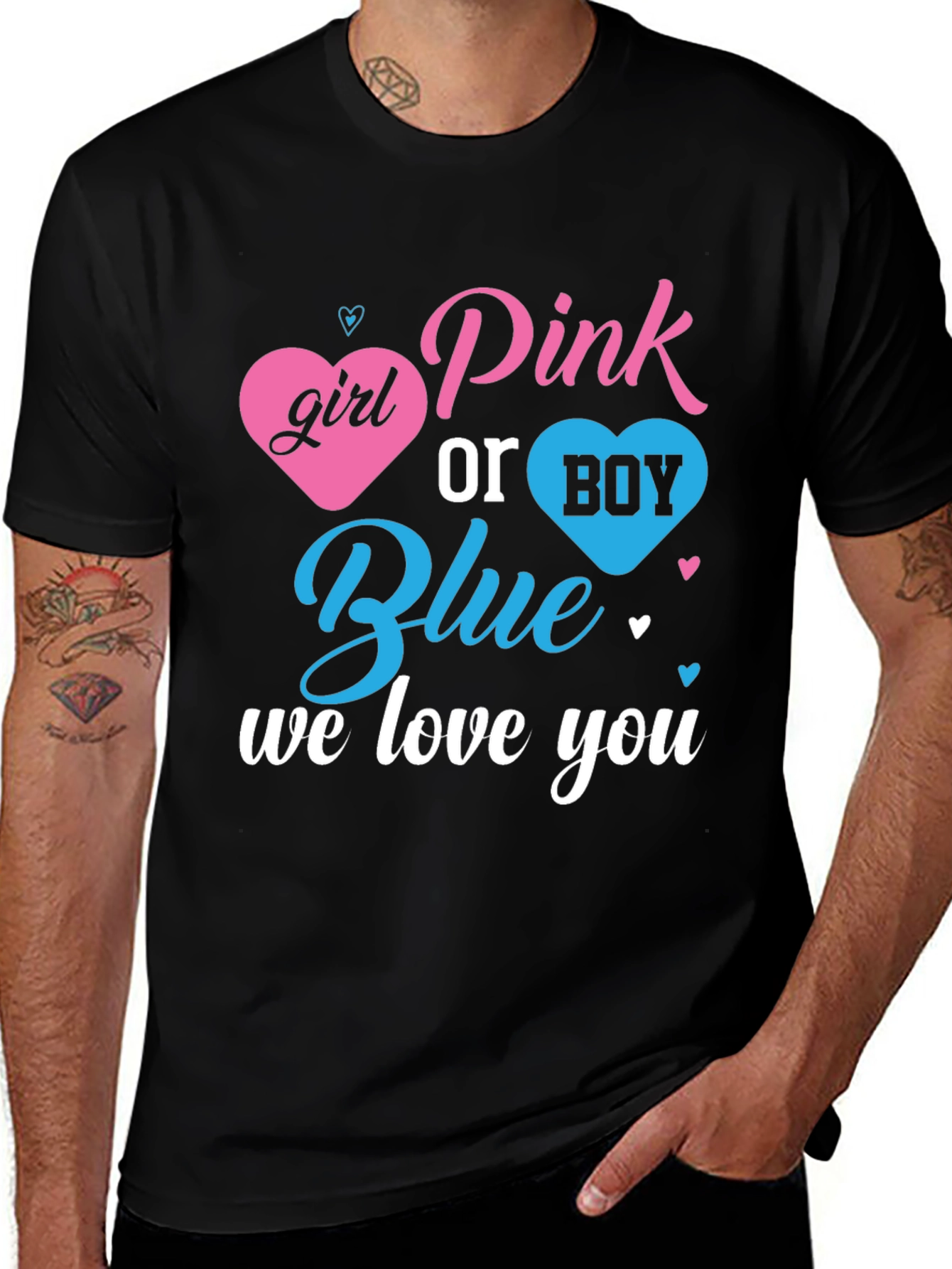 Pink or Blue Gender Reveal T-Shirt
