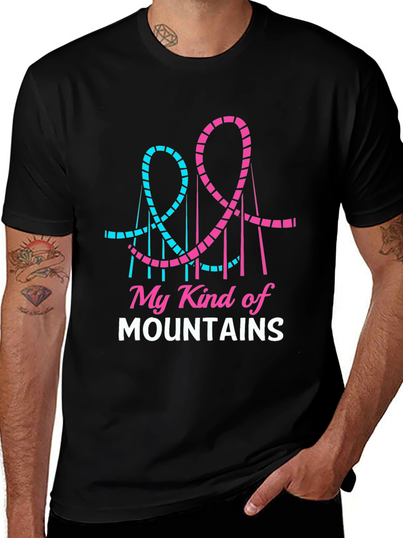 My Kind of Mountains Black T-Shirt