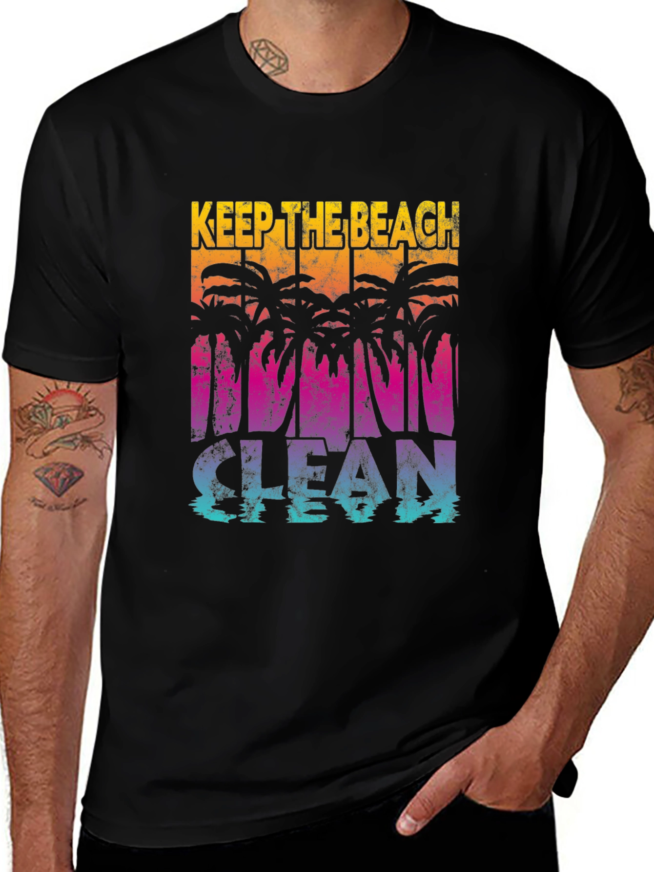 Keep The Beach Clean Graphic T-Shirt