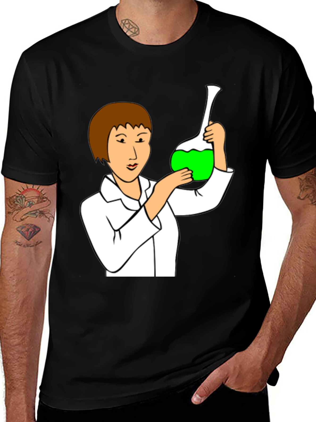 Variant 24 of Scientist Graphic T-Shirt - Lab Experiment Tee