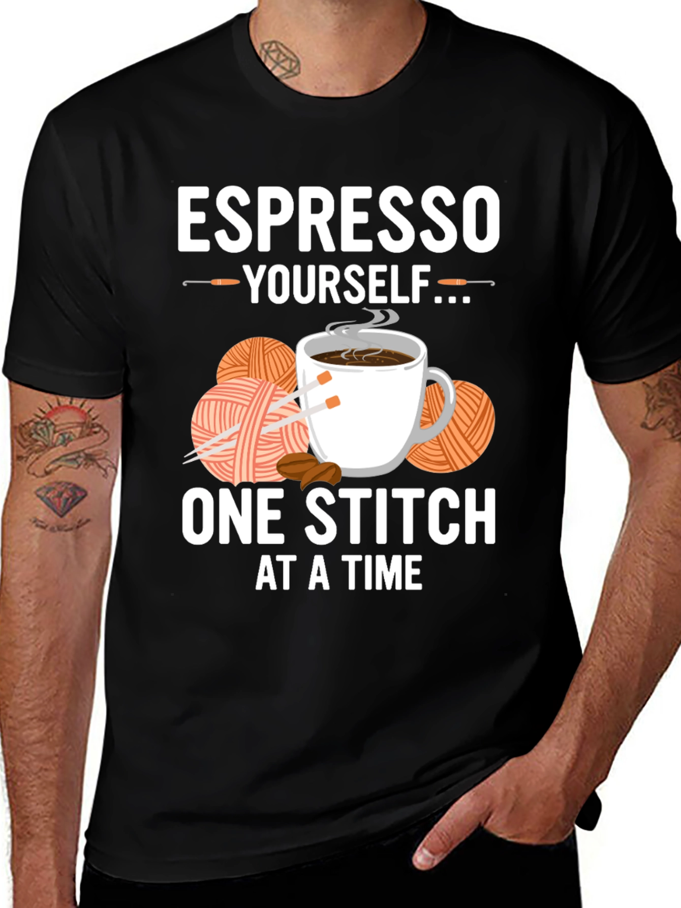 Espresso Yourself T-Shirt - Knitting Lover's Tee