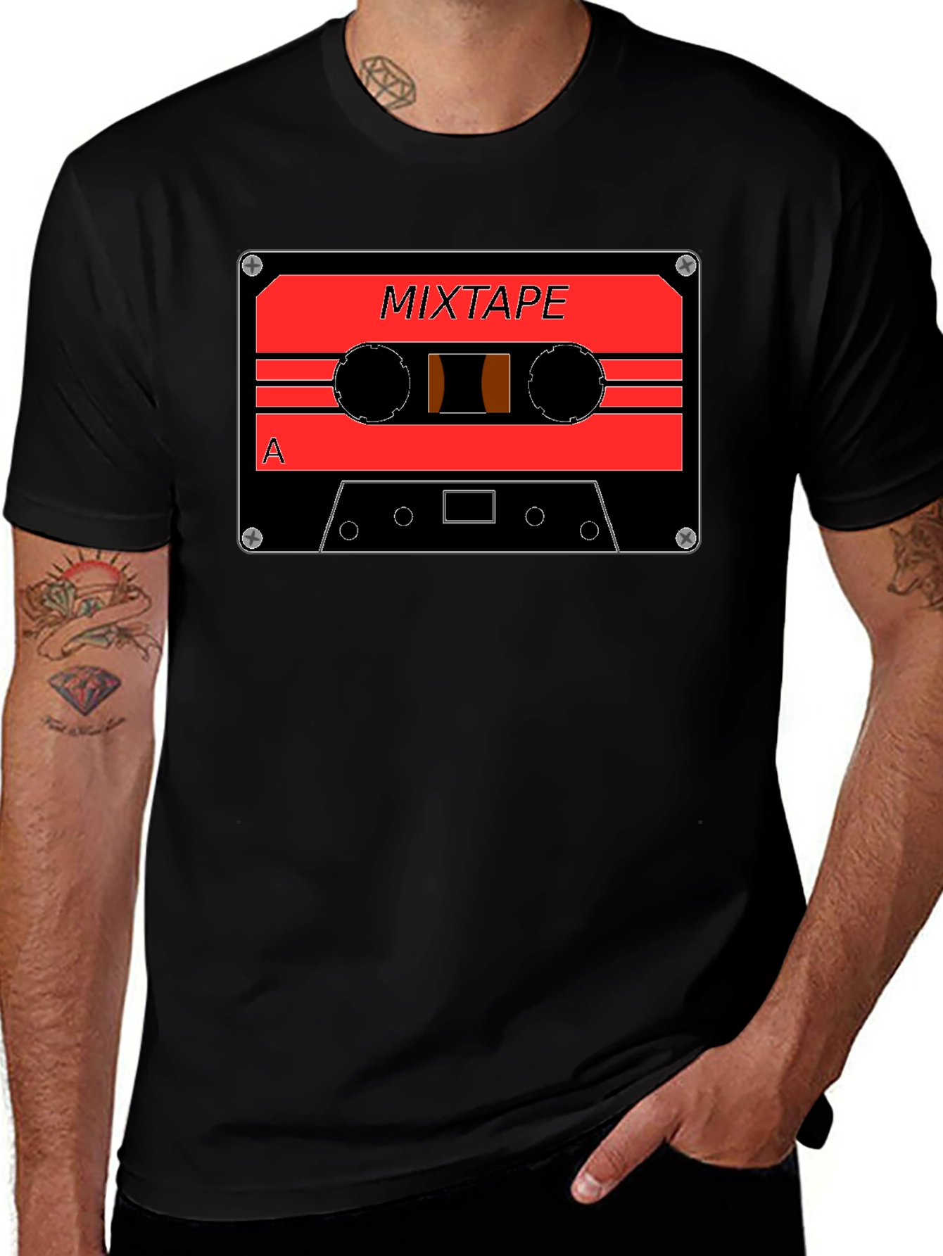Variant 15 of Mixtape Retro Cassette Graphic T-Shirt