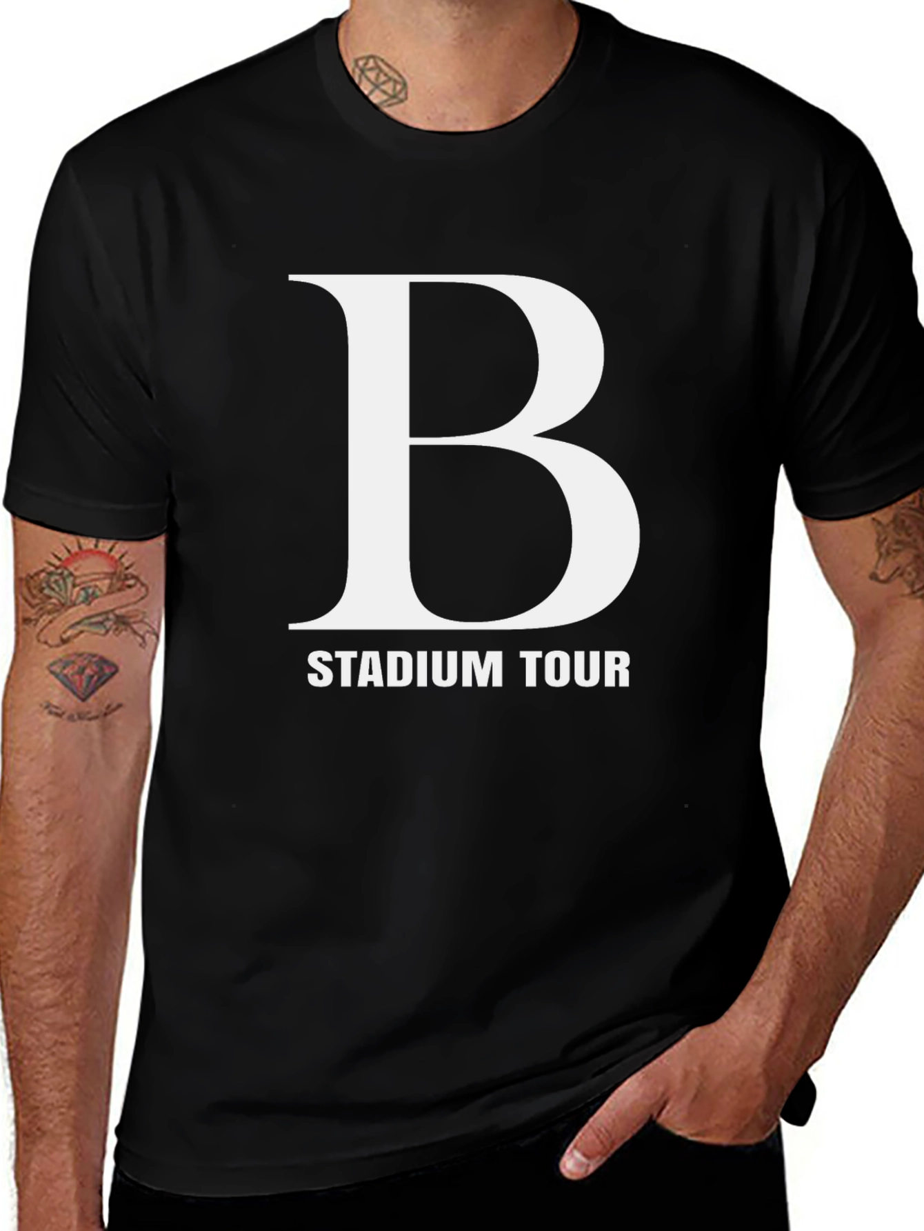 Variant 3 of B Stadium Tour Black T-Shirt