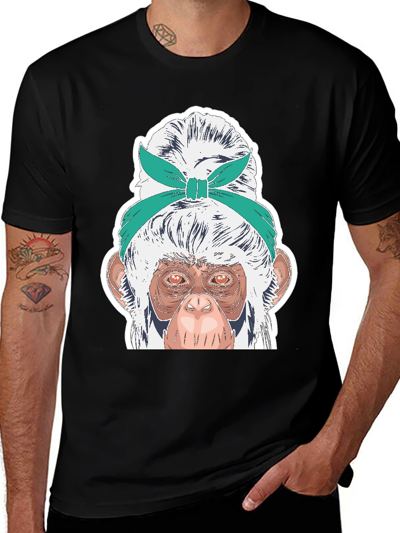 Variant 17 of Funny Monkey T-Shirt