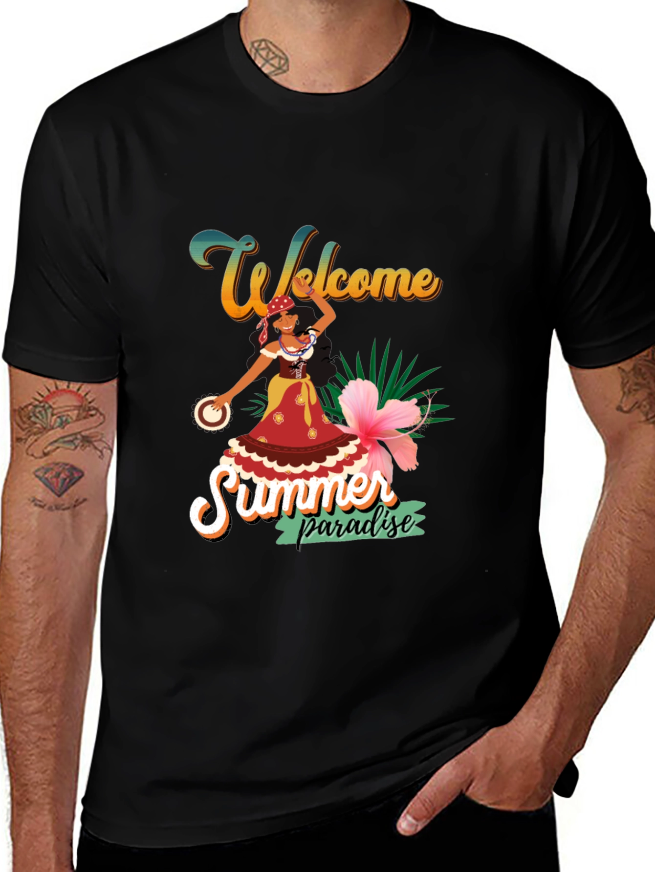 Variant 19 of Welcome Summer Paradise T-Shirt