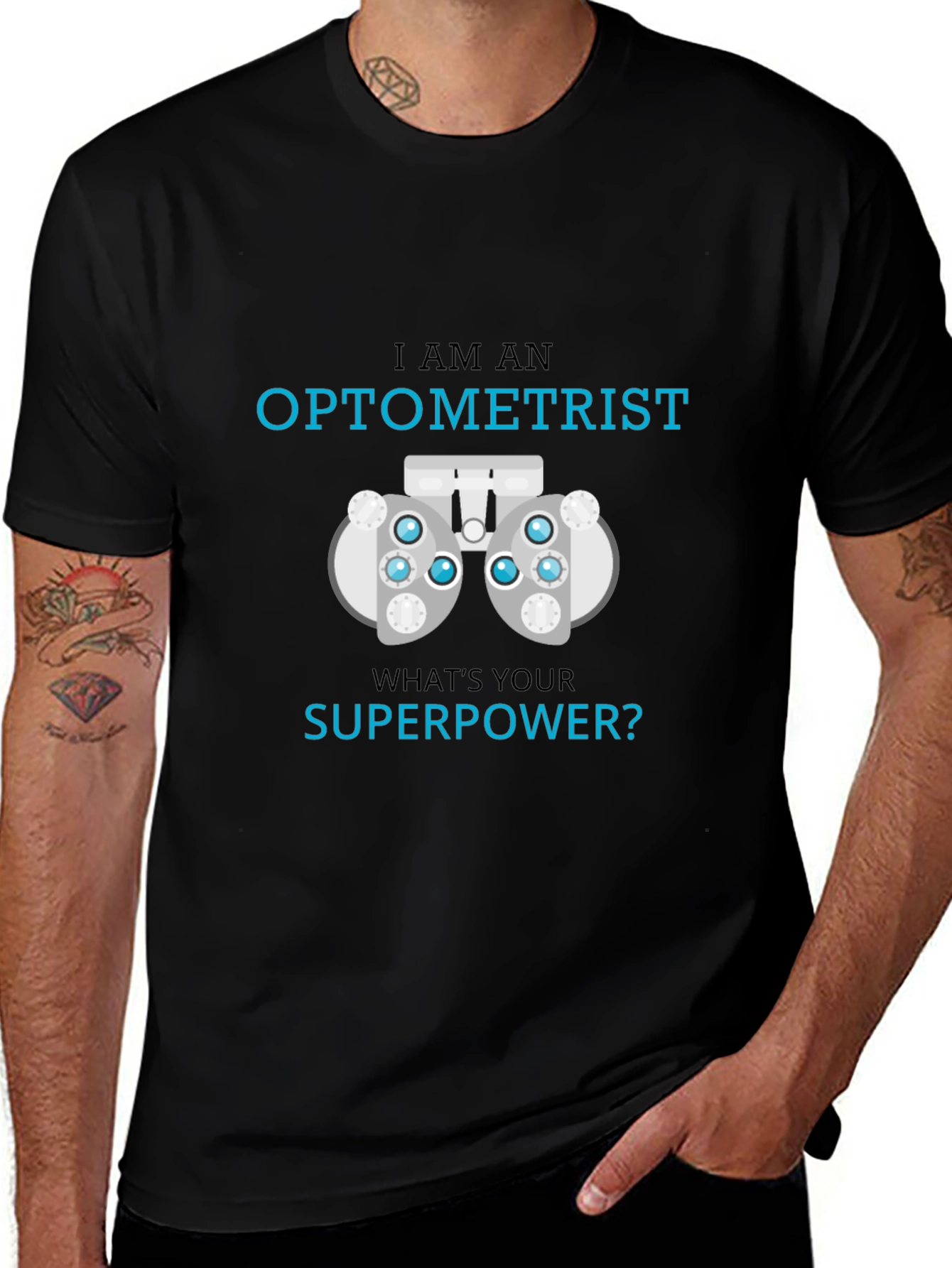 Variant 24 of Optometrist Superpower T-Shirt - Eye Exam Humor