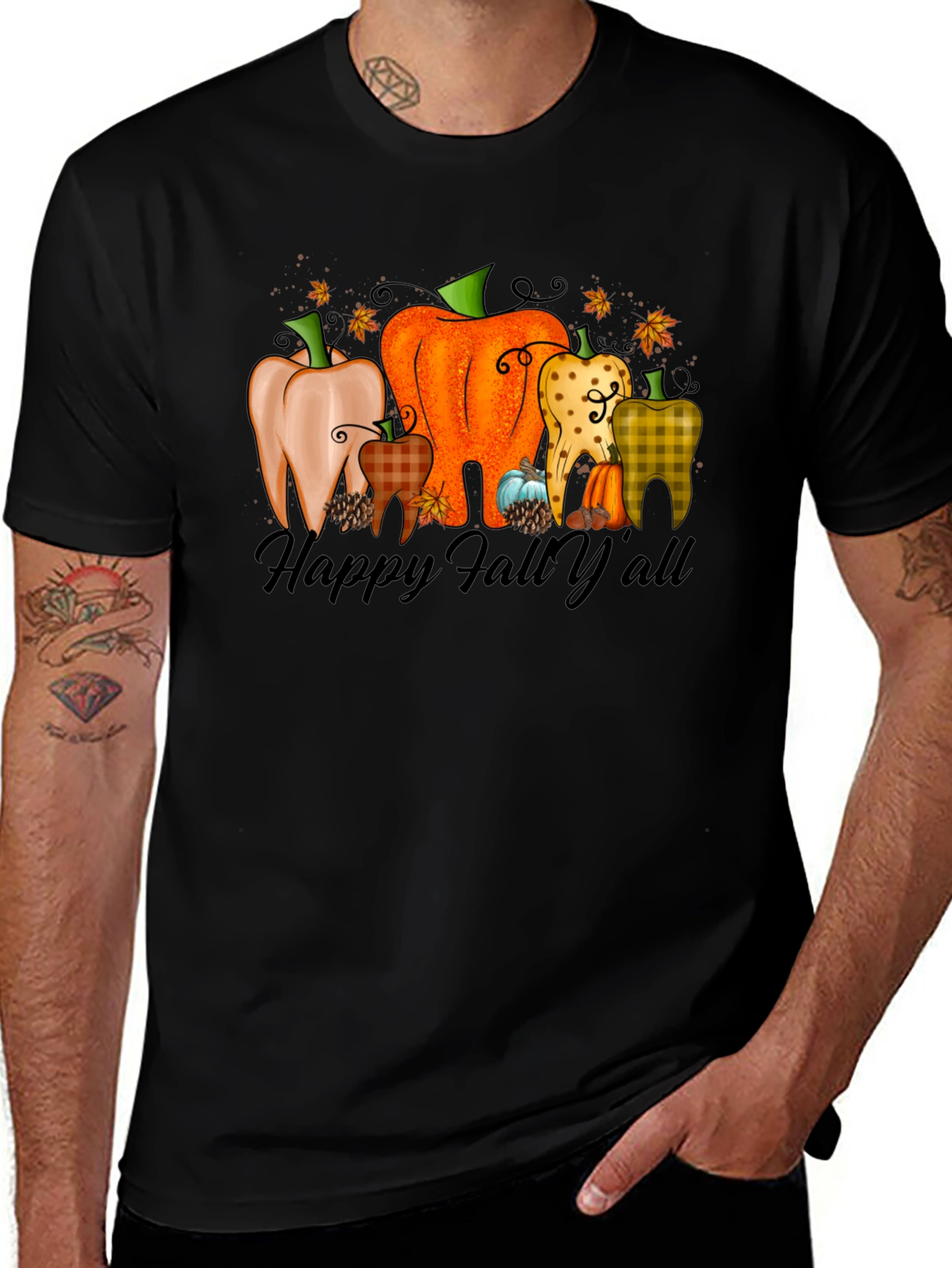 Variant 13 of Happy Fall Y'all Dental T-Shirt