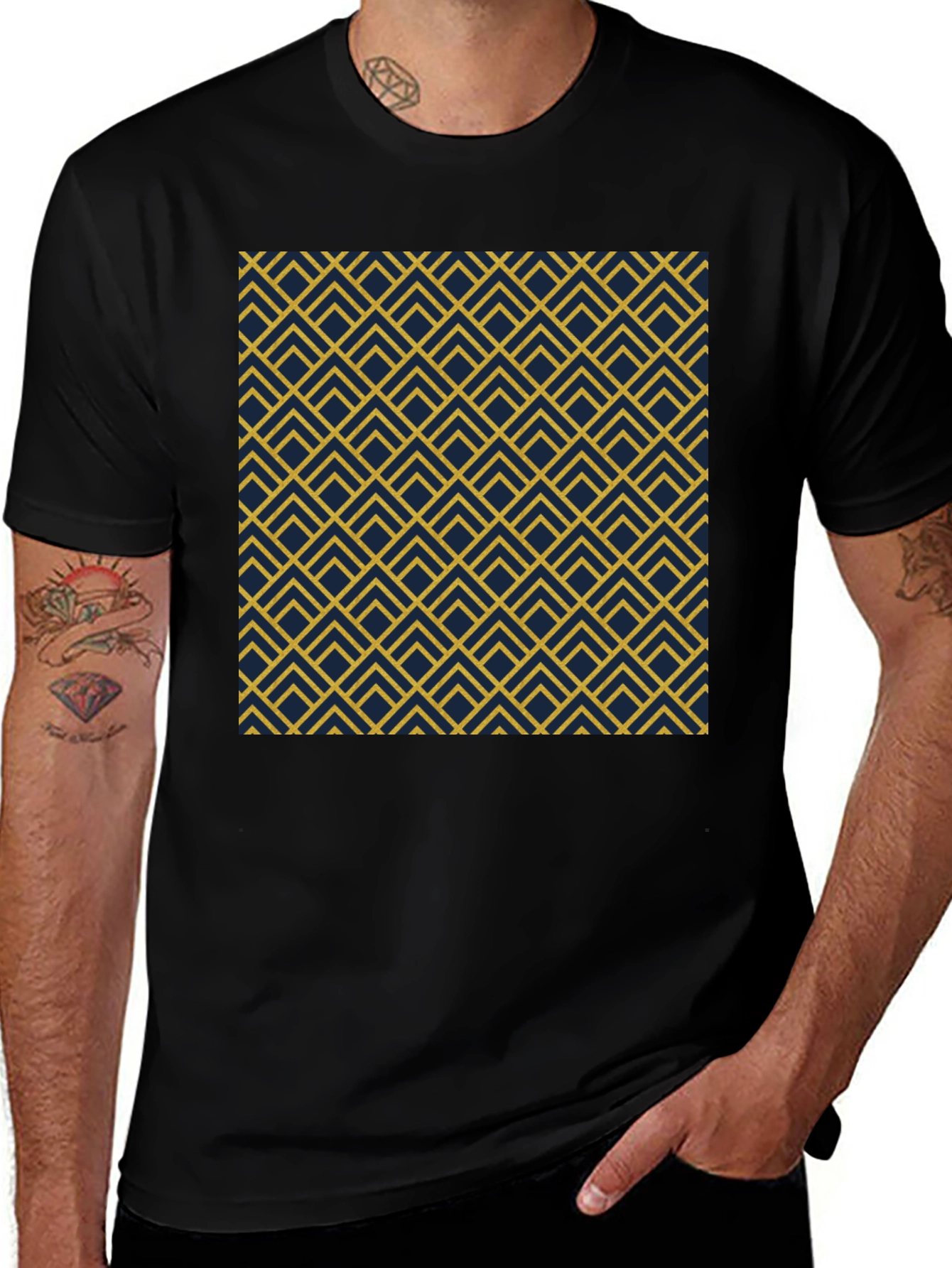 Variant 6 of Geometric Pattern Tee
