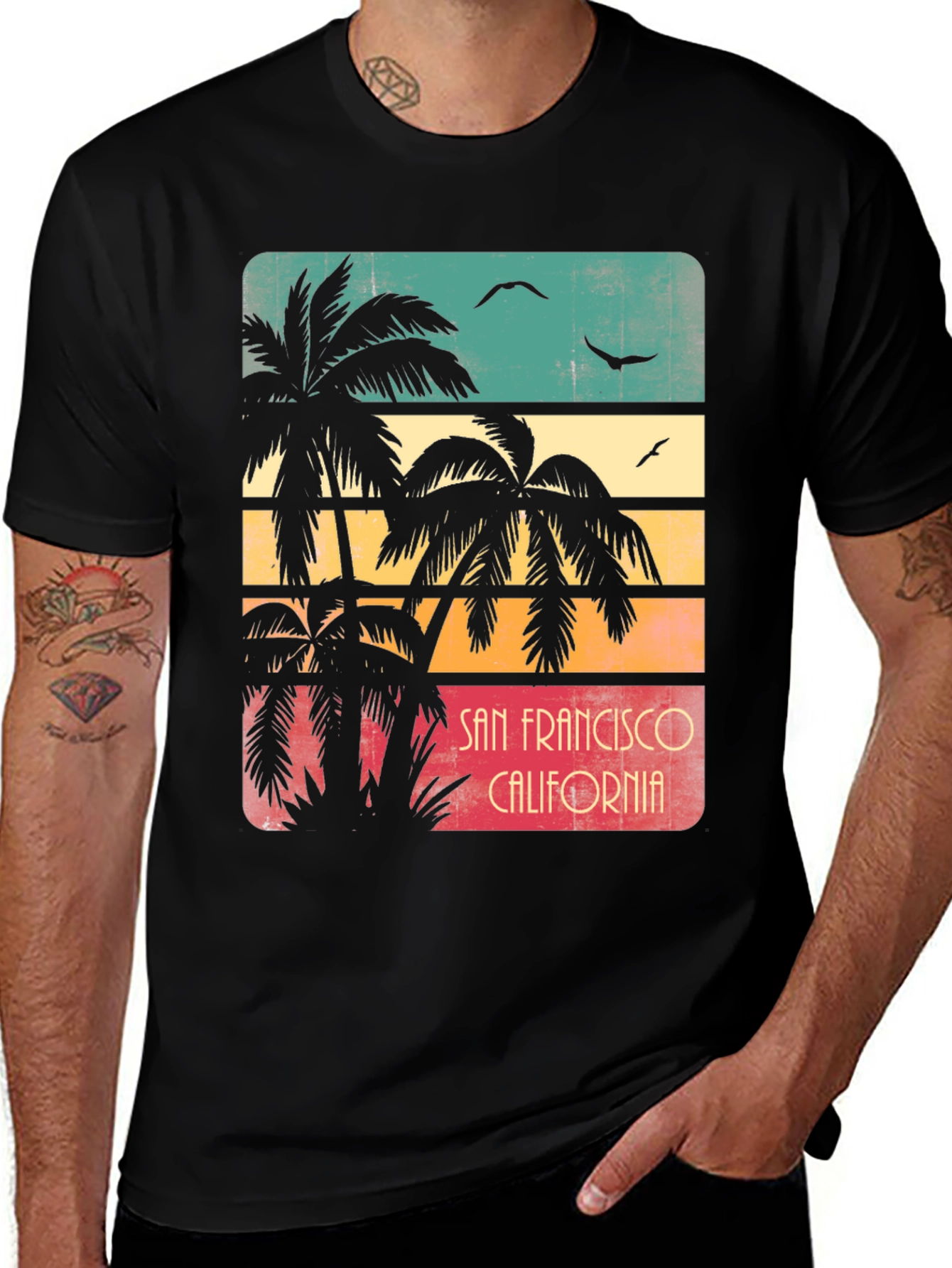 Variant 10 of San Francisco Palms Graphic Tee