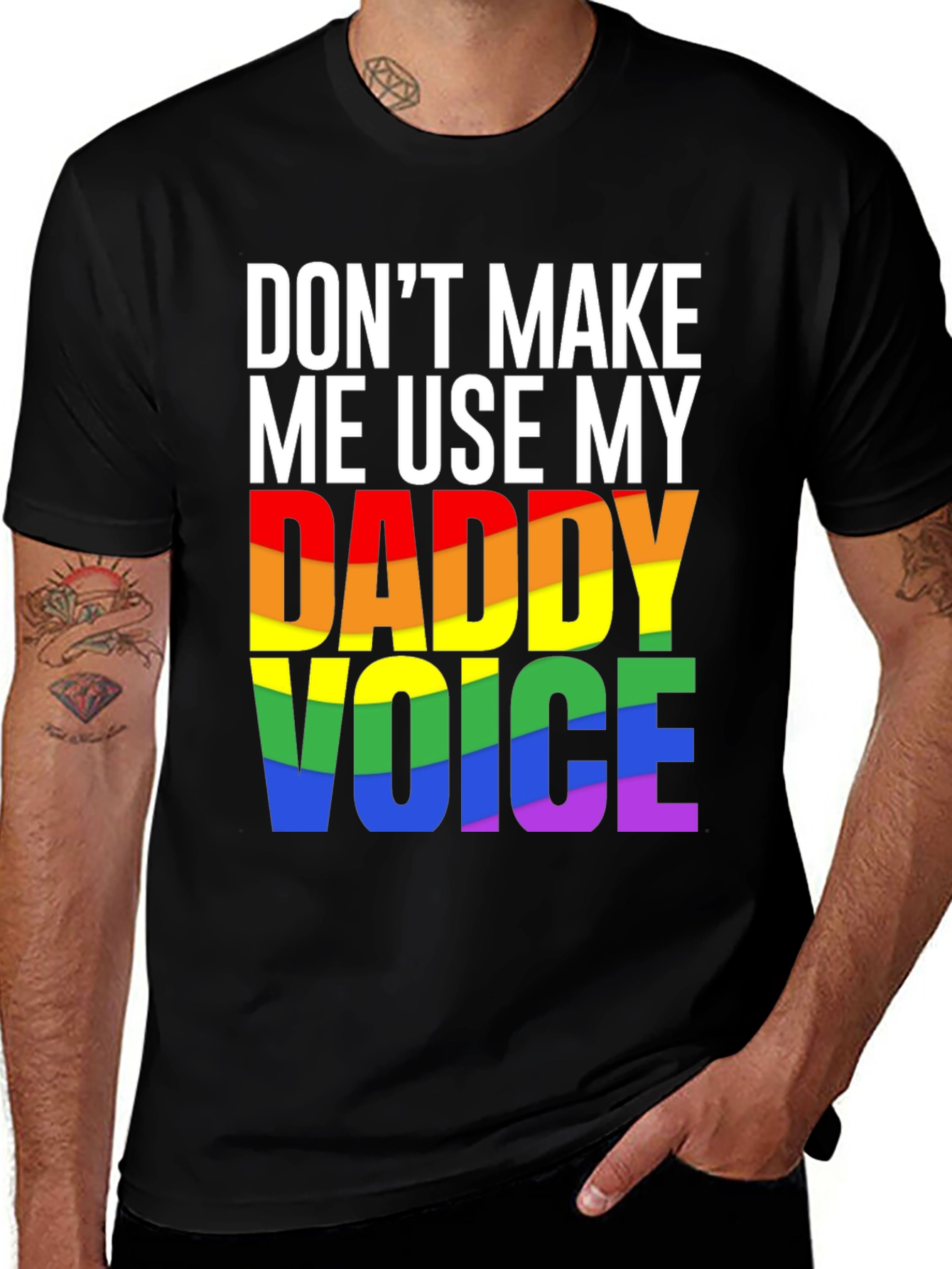 Variant 19 of Daddy Voice Pride T-Shirt