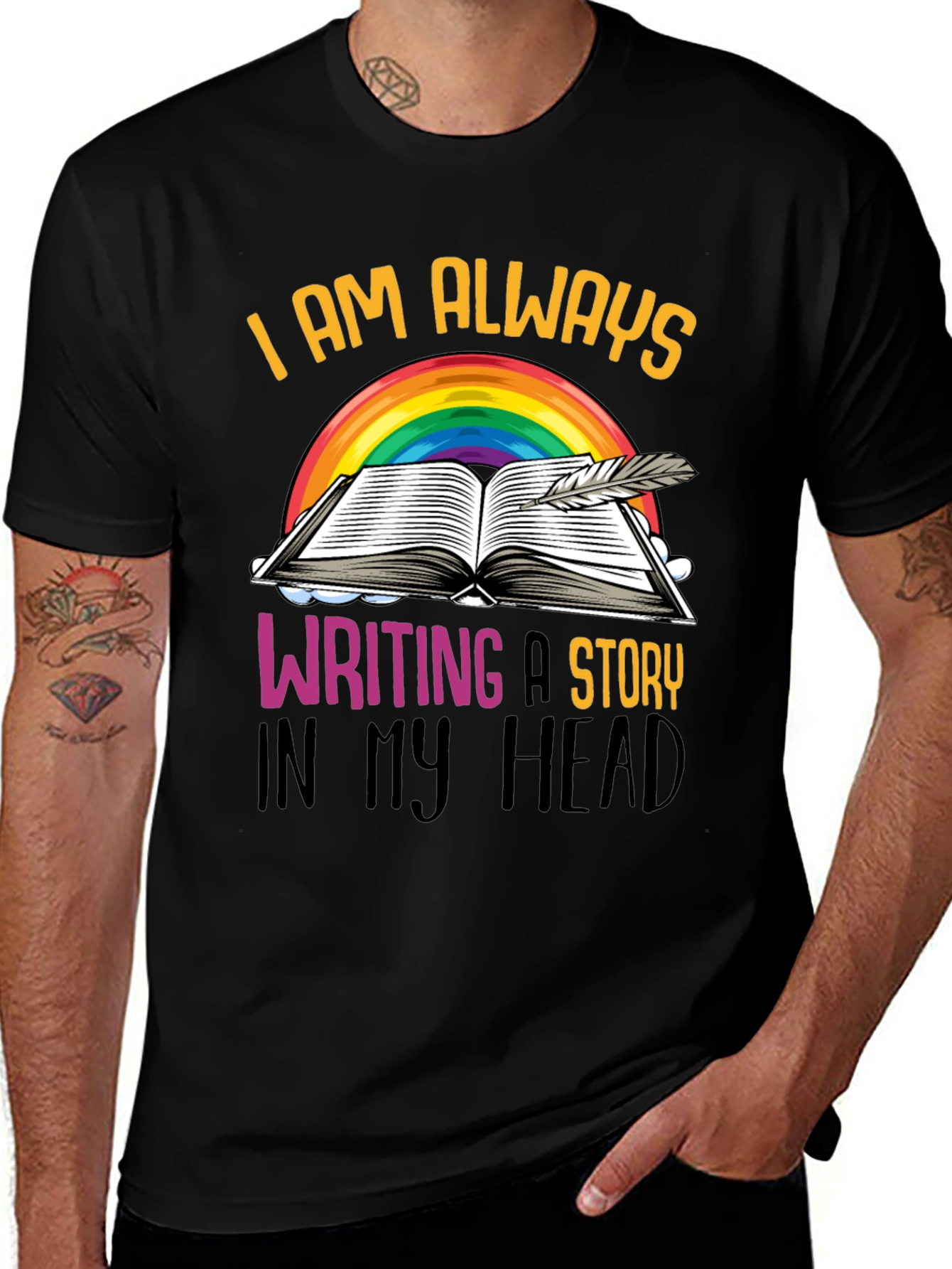 Writer's Dream T-Shirt: Always Writing a Story
