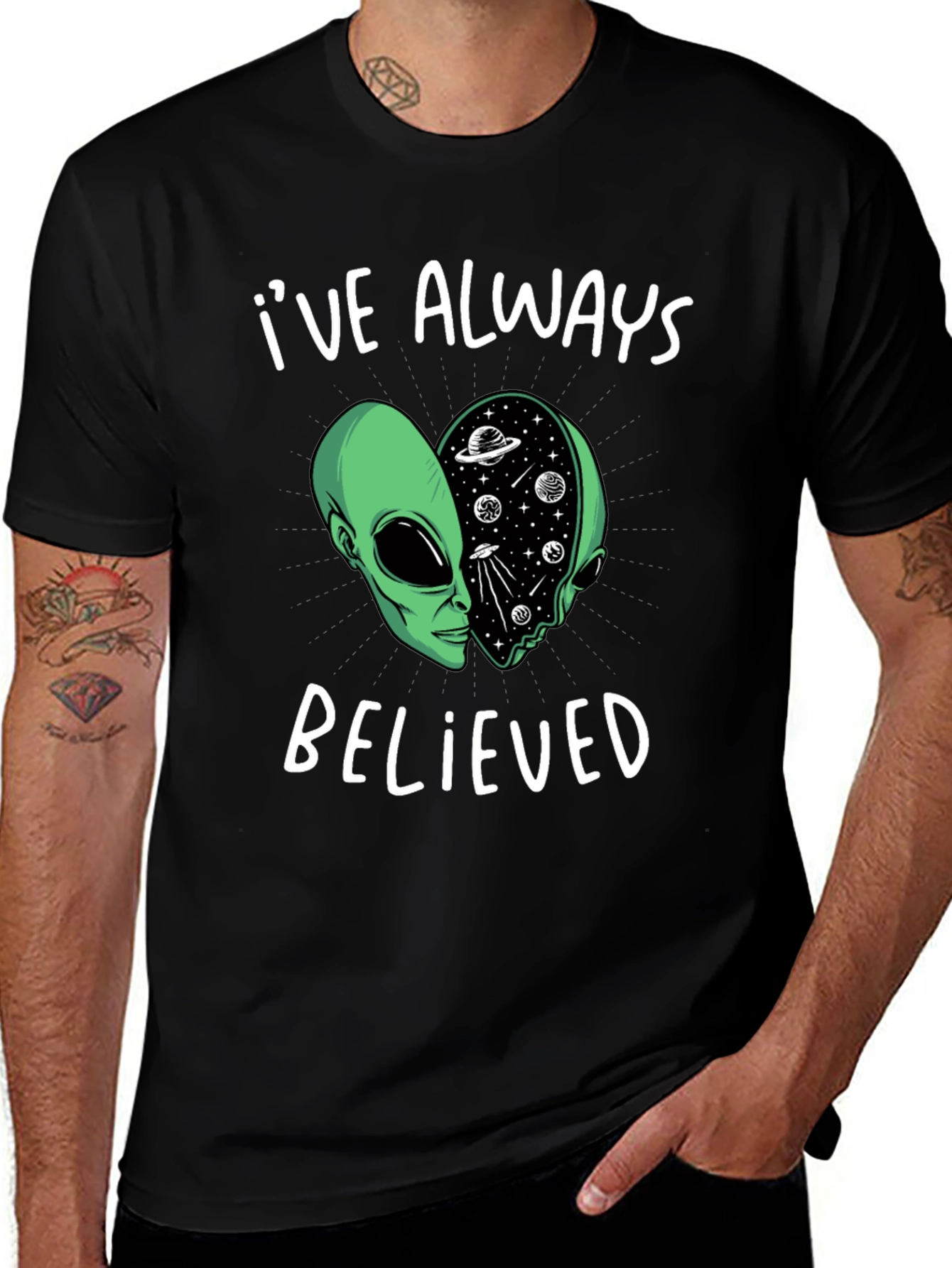 Variant 23 of I've Always Believed Alien Tee