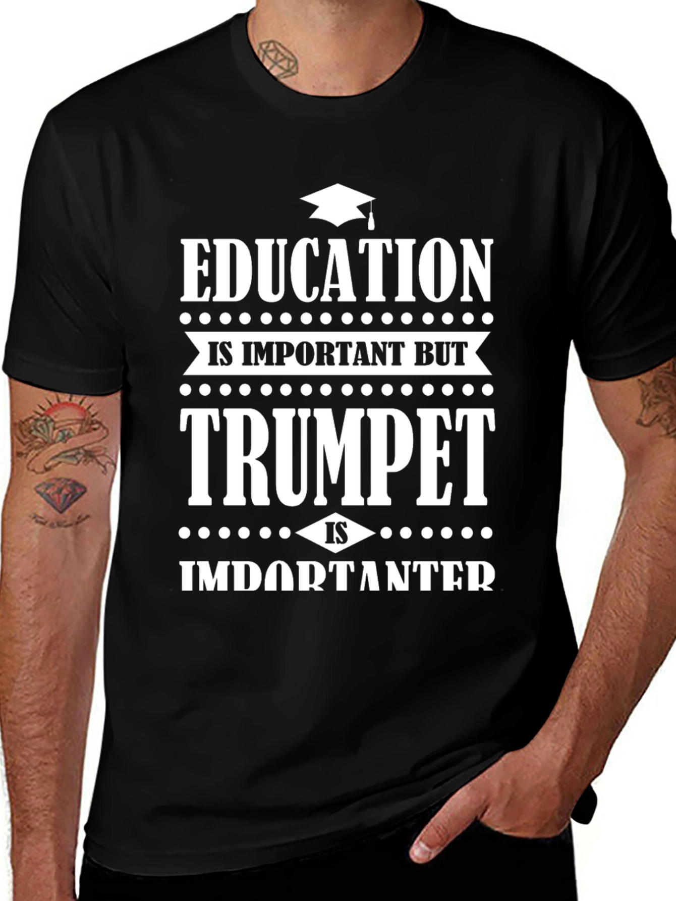 Variant 7 of Trumpet is Importanter T-Shirt - Musician Gift