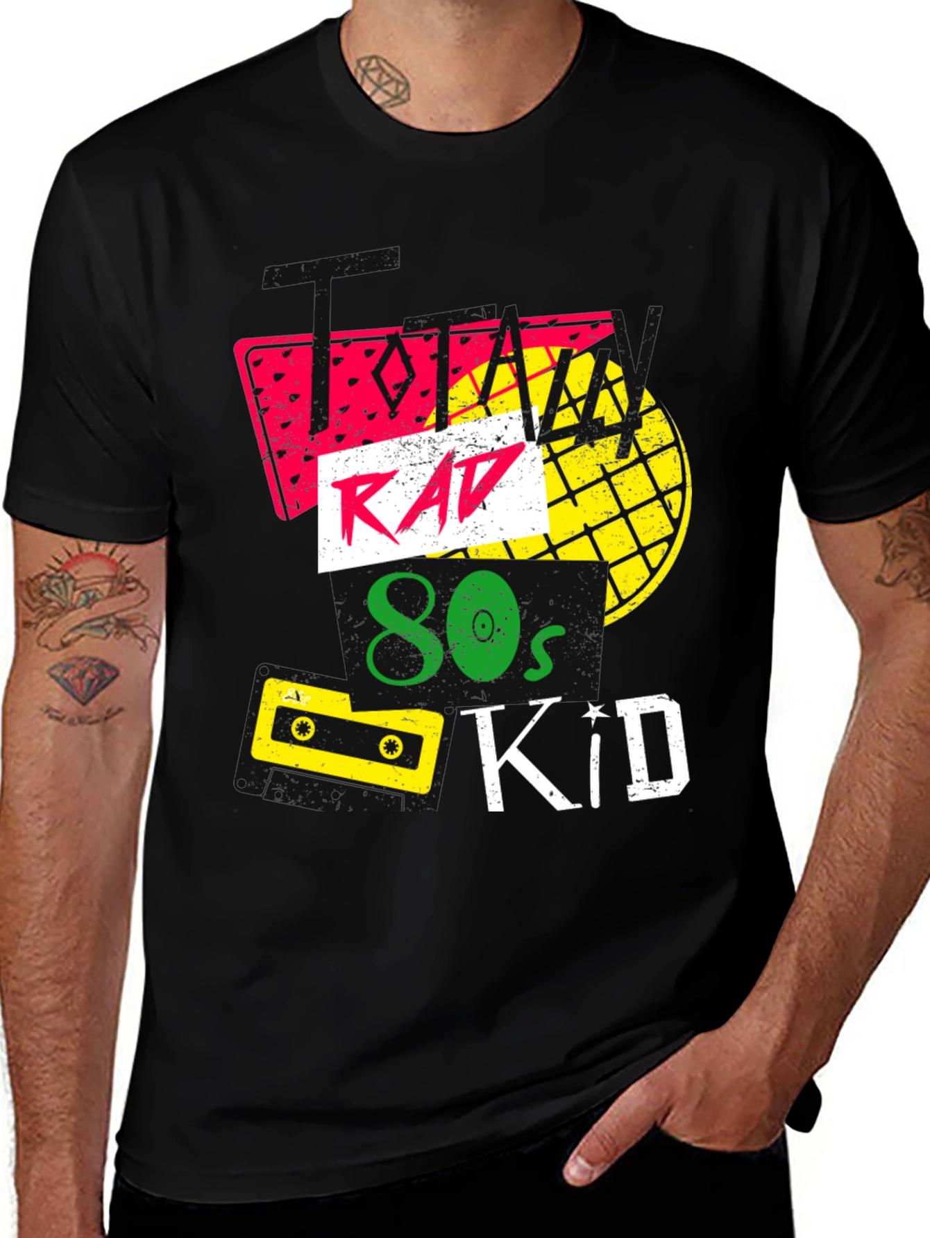 Totally Rad 80s Kid T-Shirt - Retro Style