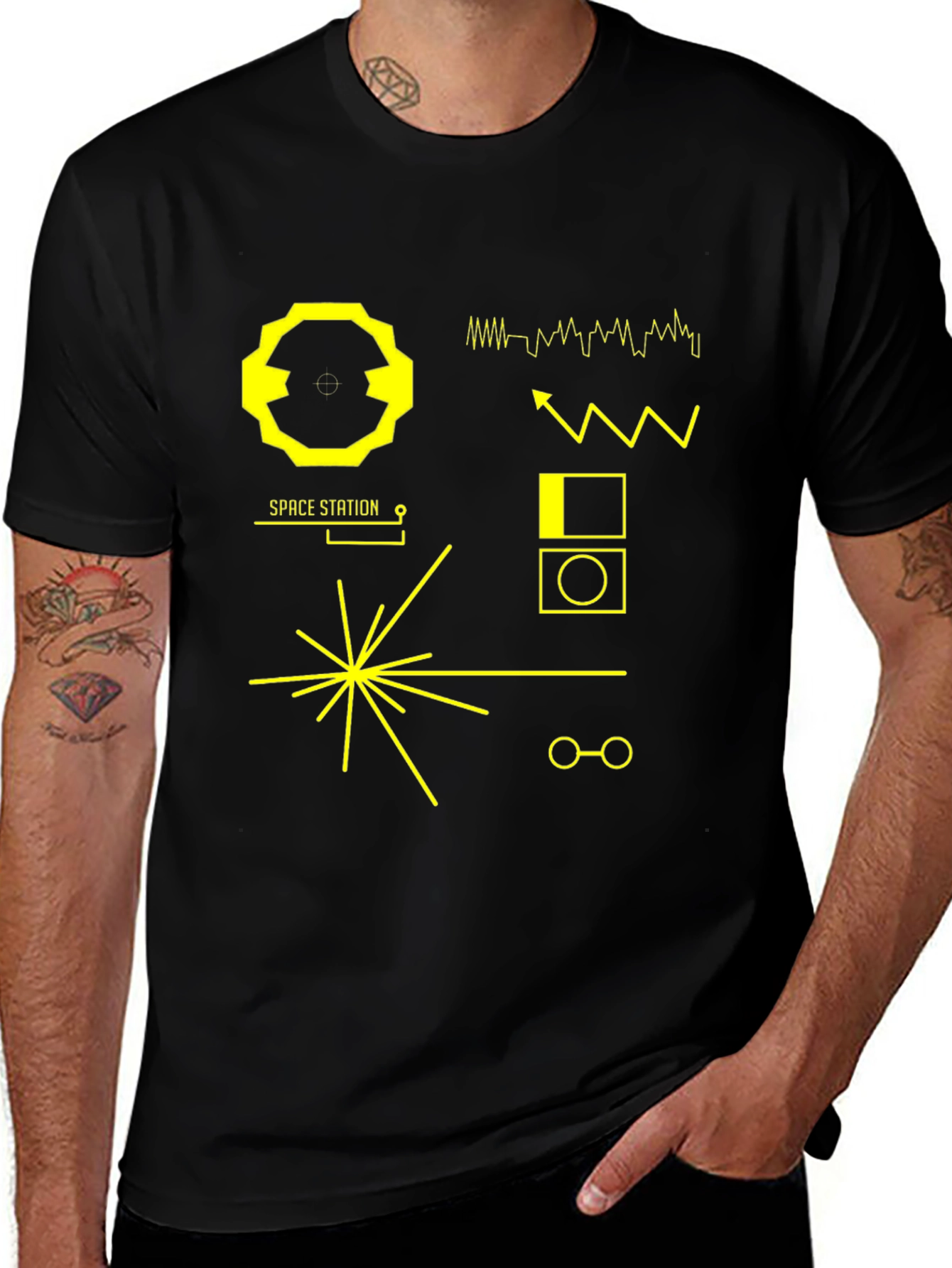 Voyager Golden Record T-Shirt - Space Exploration Tee