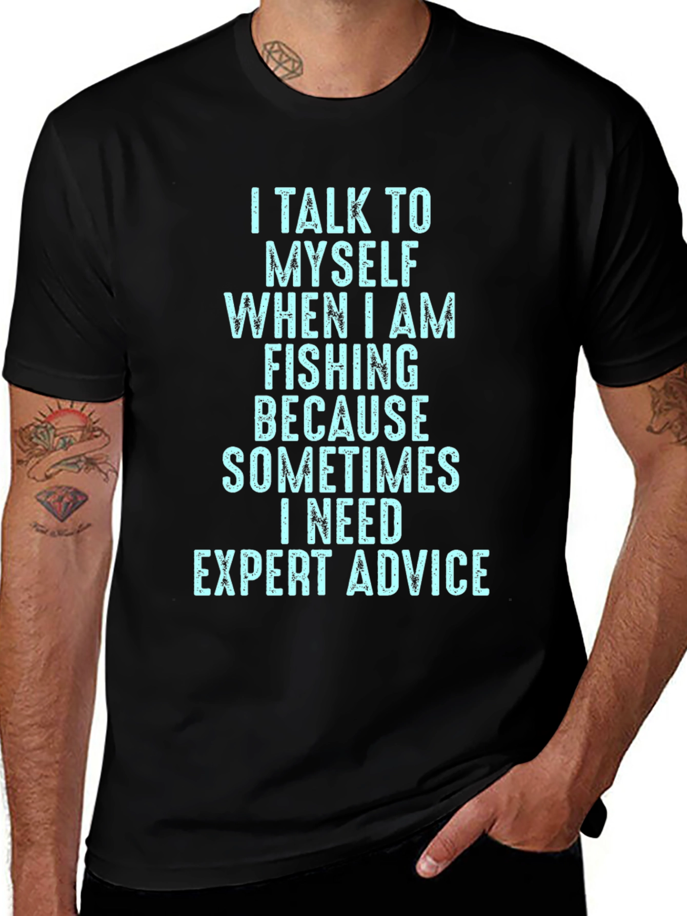 Variant 28 of Fishing Expert Advice T-Shirt
