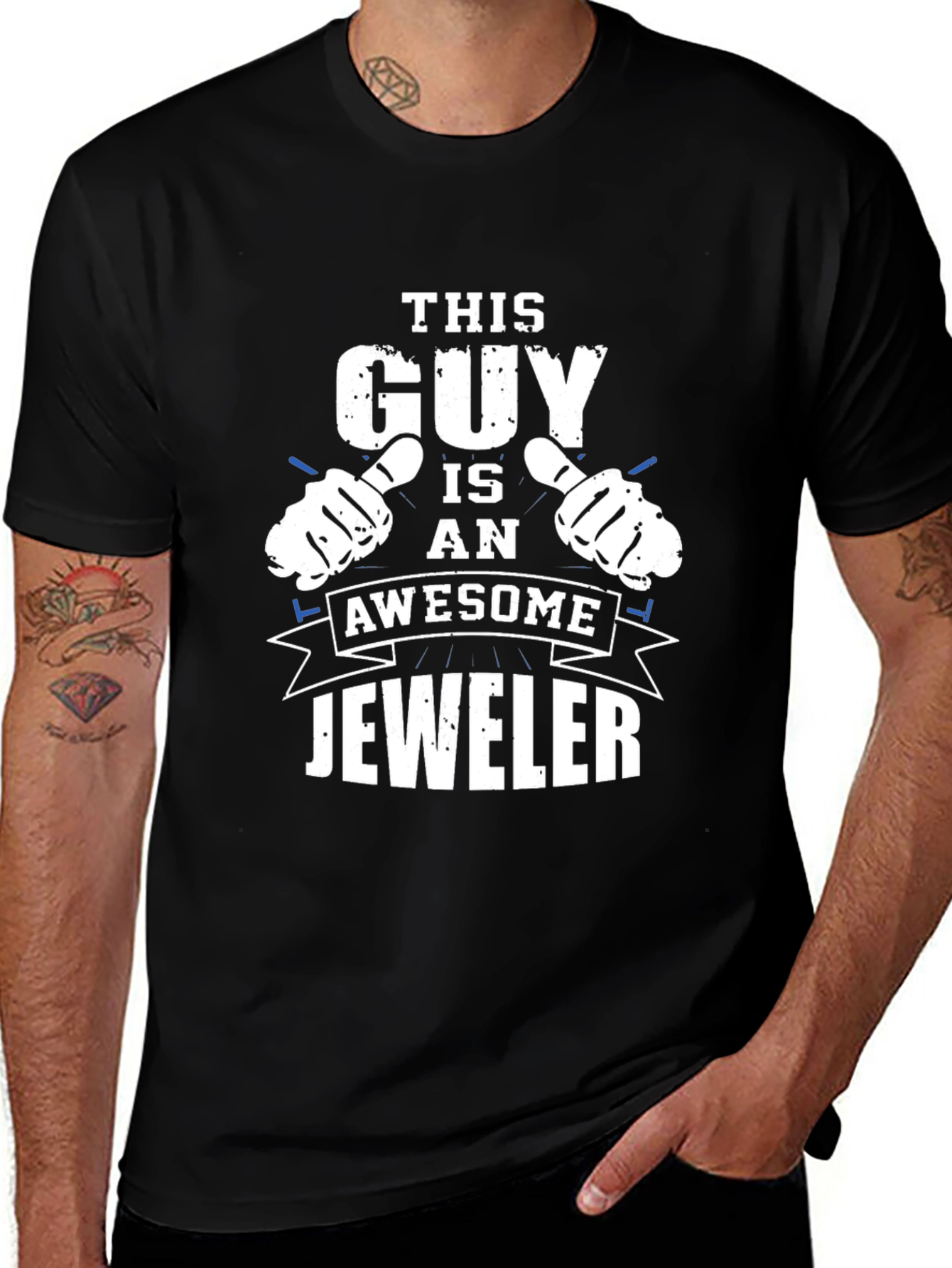 Variant 26 of Awesome Jeweler T-Shirt - Novelty Gift Tee