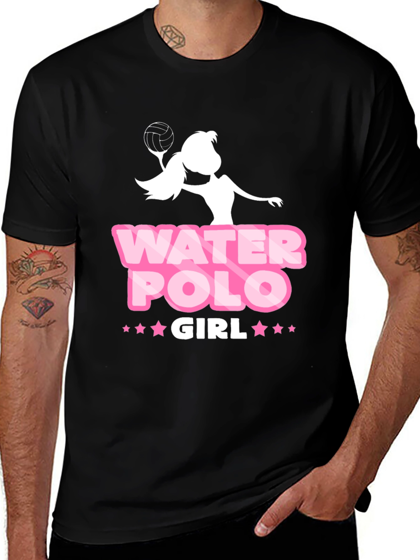 Variant 8 of Water Polo Girl Graphic Tee