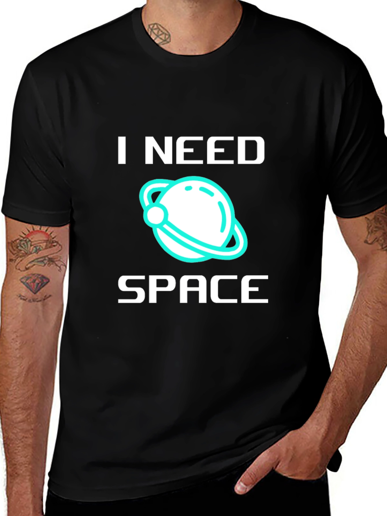 Variant 7 of I Need Space T-Shirt - Graphic Tee, Astronomy Lover