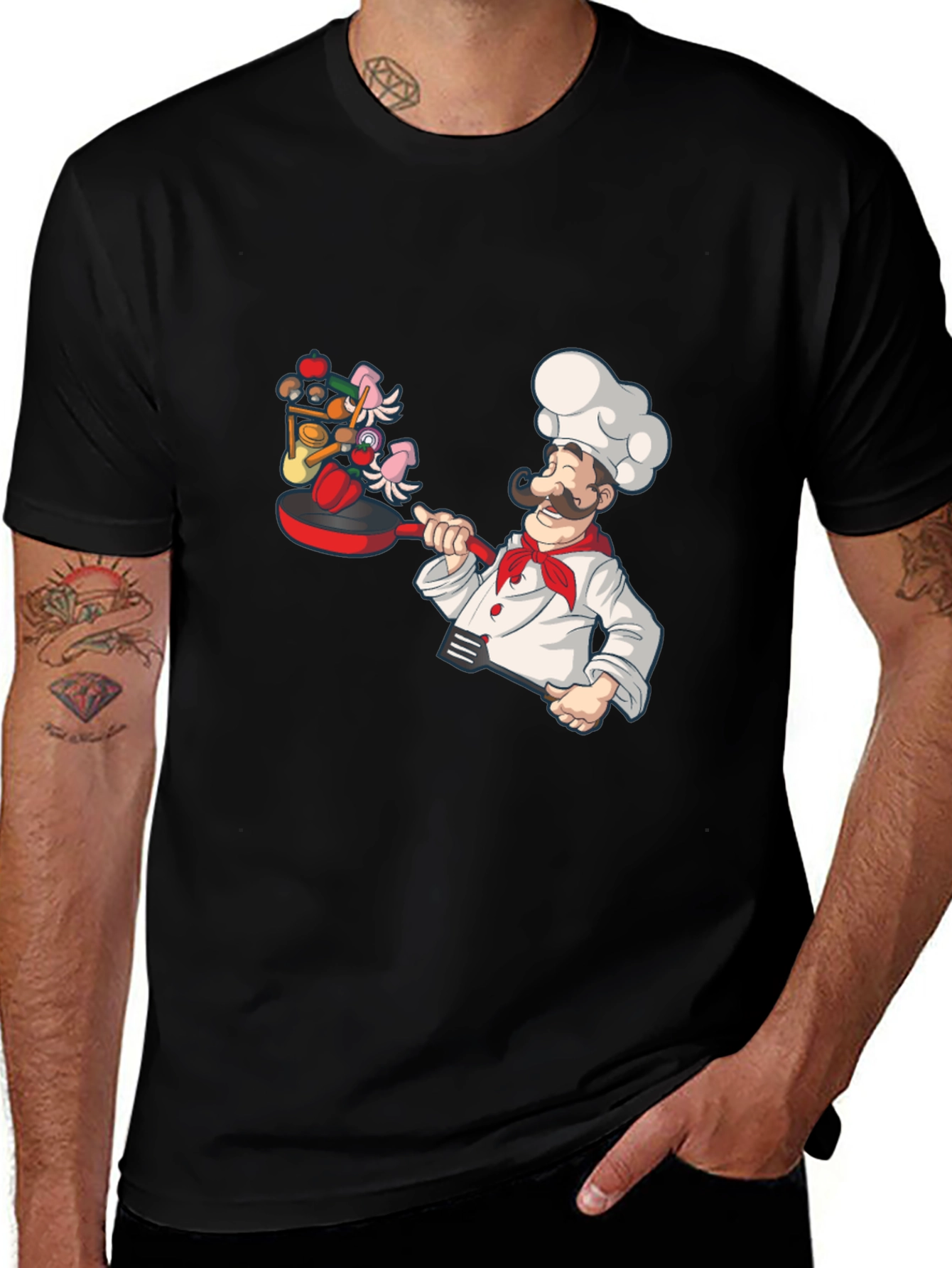 Variant 23 of Chef Cooking Graphic T-Shirt, Novelty Tee