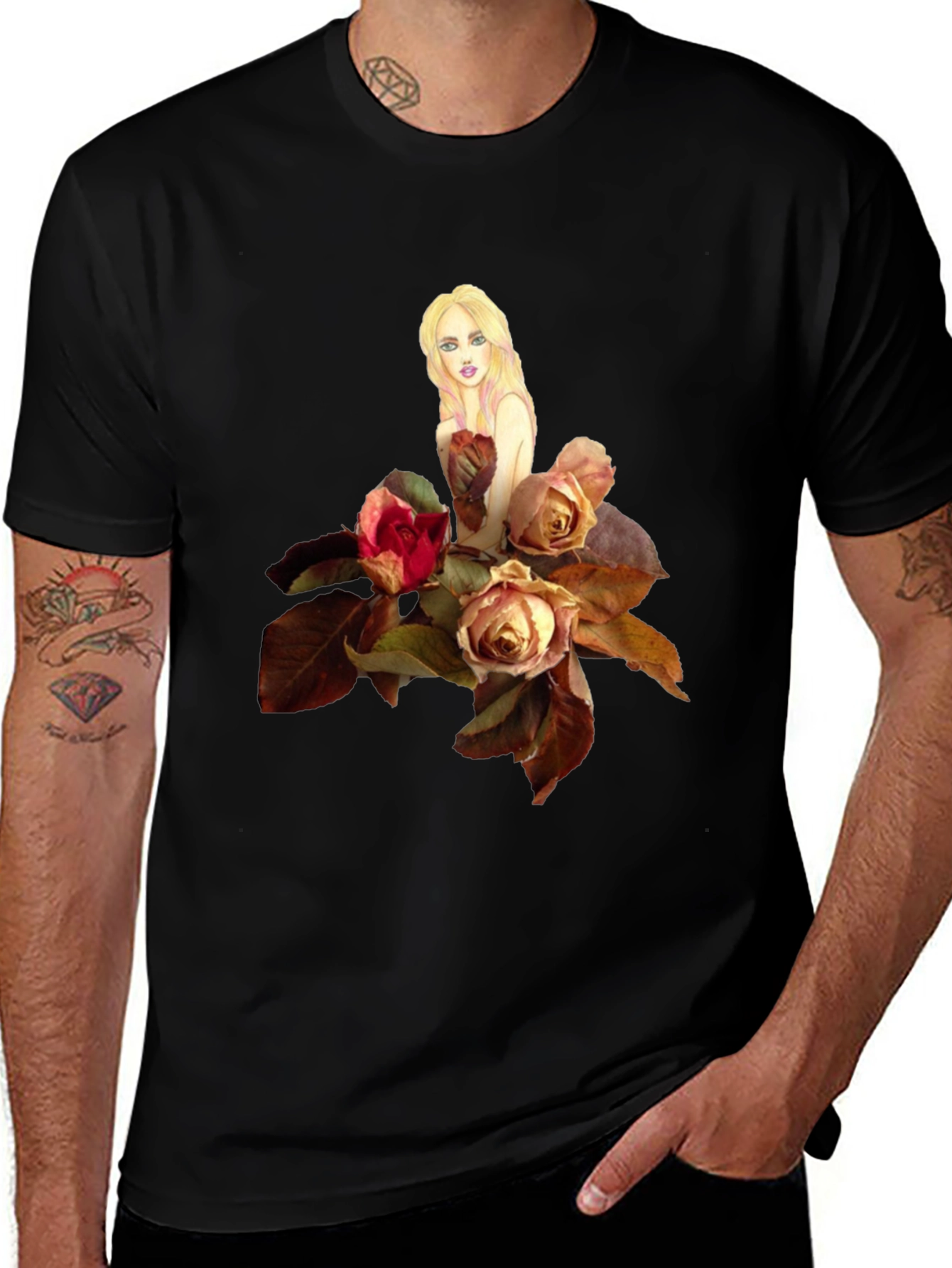 Variant 29 of Floral Woman Graphic T-Shirt